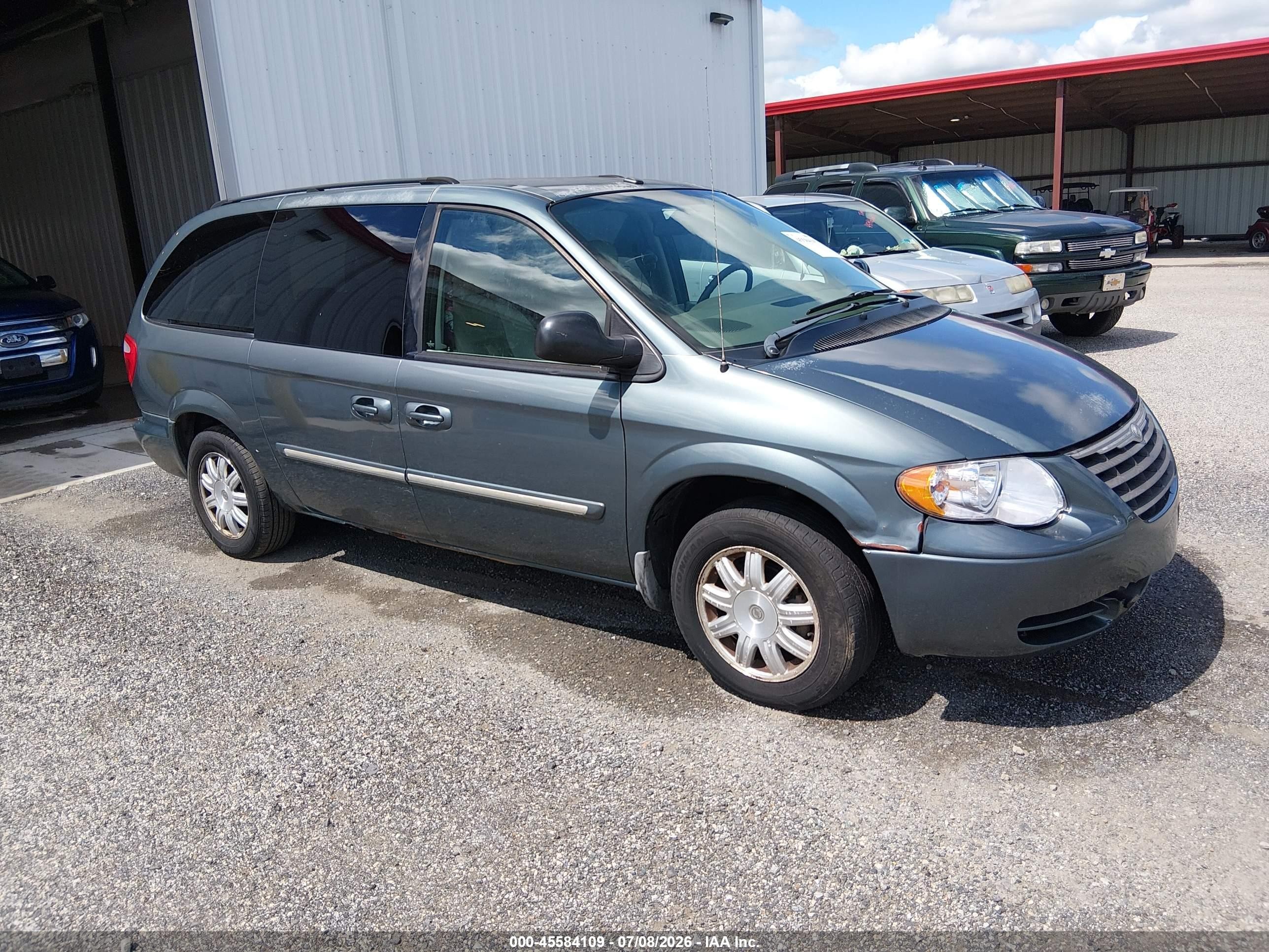 2006 Chrysler Town & Country Touring Зеленый vin: 2A4GP54L76R861390