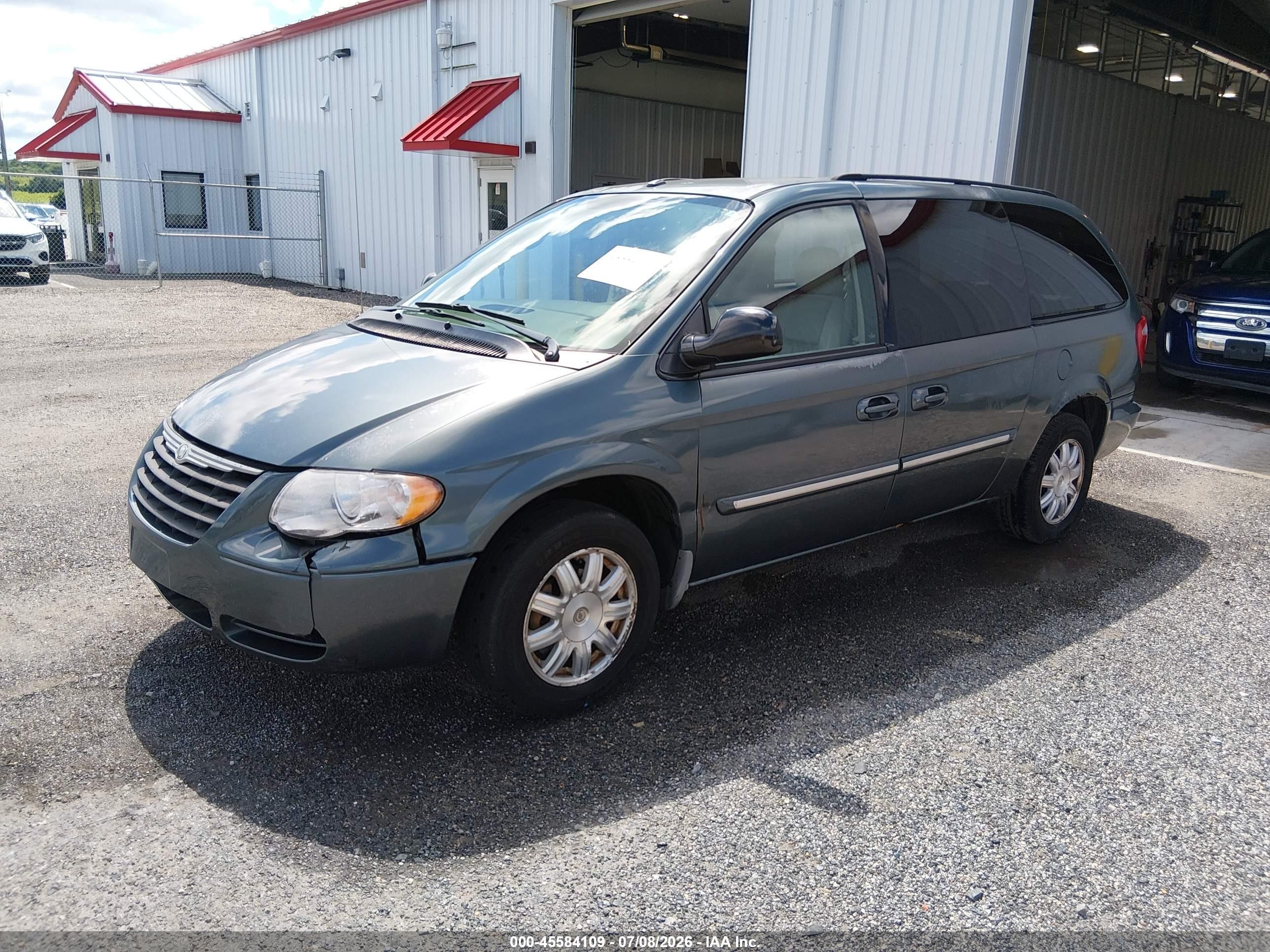 2006 Chrysler Town & Country Touring Зеленый vin: 2A4GP54L76R861390