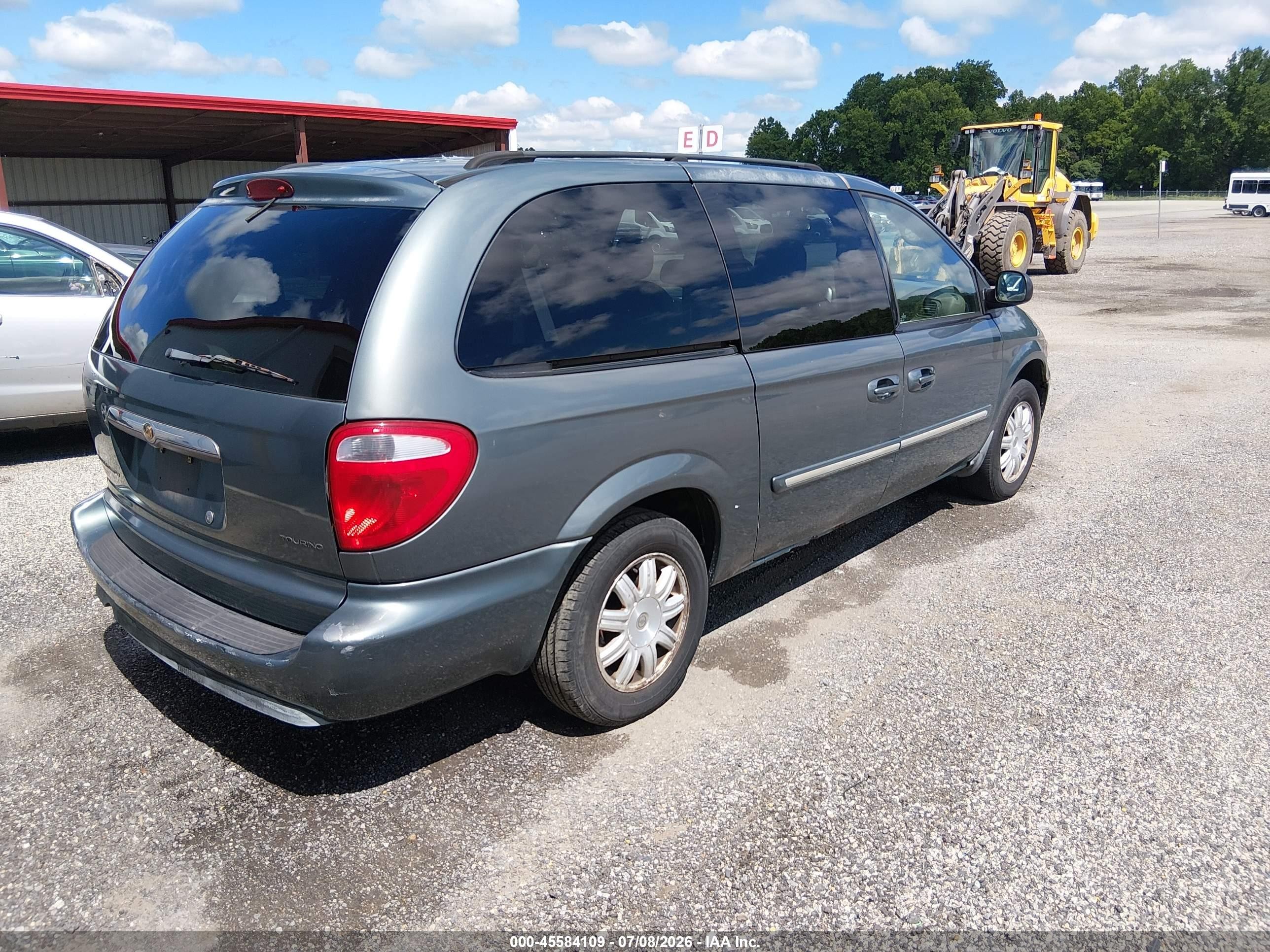 2006 Chrysler Town & Country Touring Зеленый vin: 2A4GP54L76R861390
