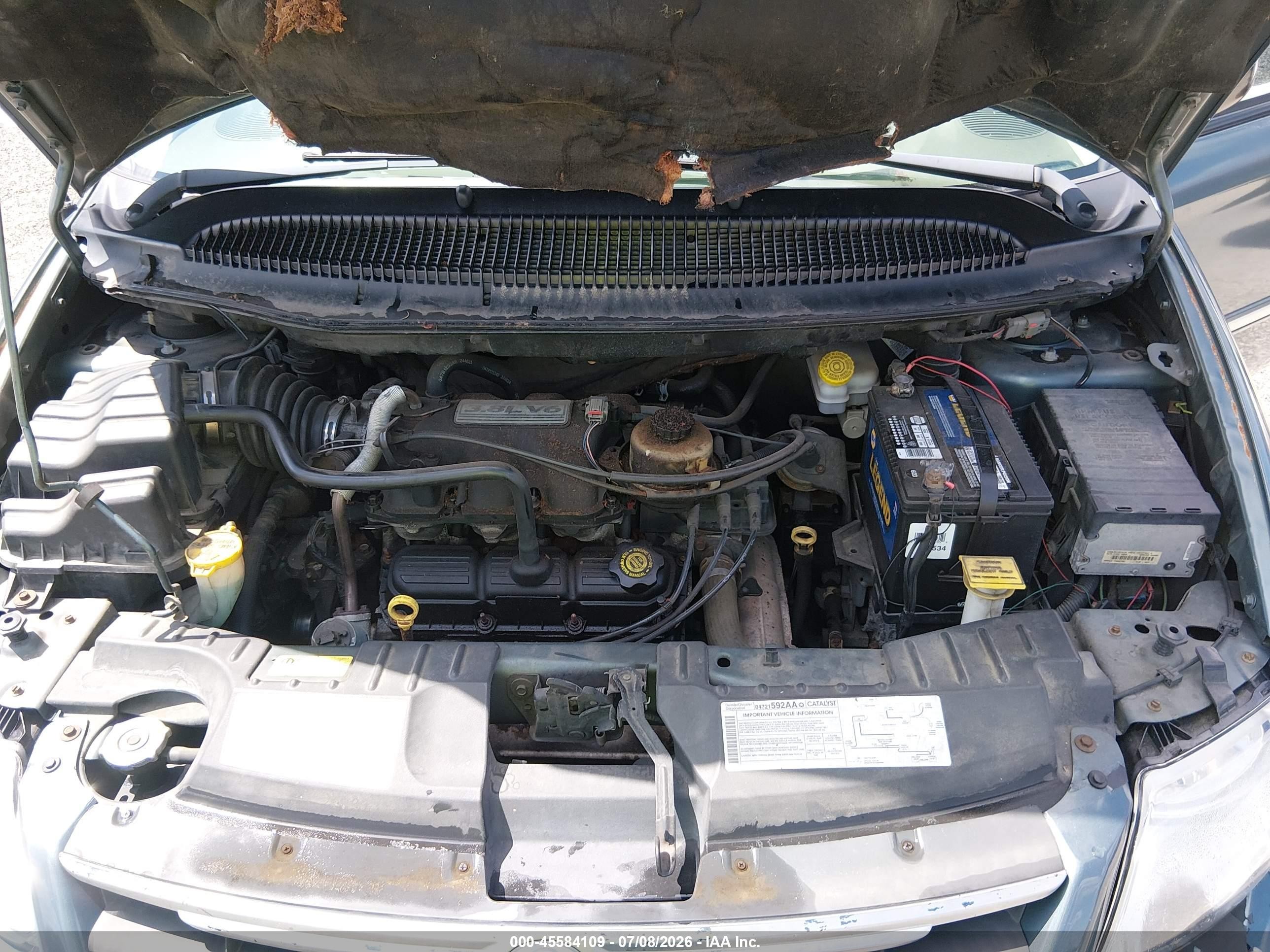 2006 Chrysler Town & Country Touring Зеленый vin: 2A4GP54L76R861390