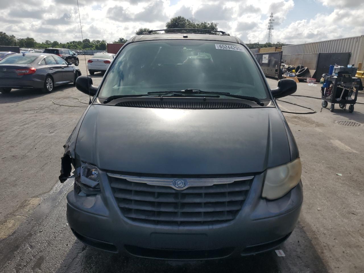 2007 Chrysler Town & Country Touring Green vin: 2A4GP54L77R184715