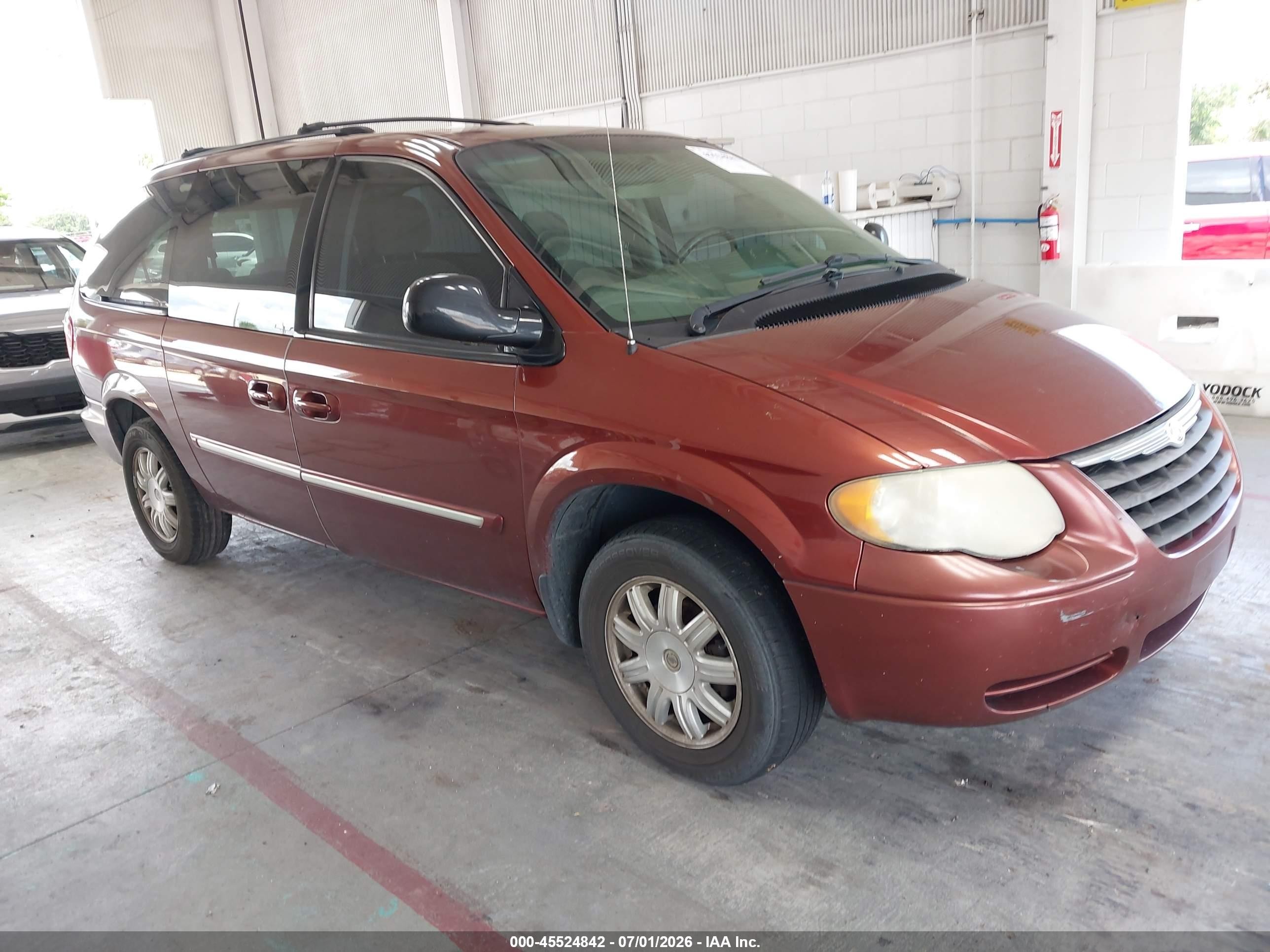 2007 Chrysler Town & Country Touring Brown vin: 2A4GP54L77R298603