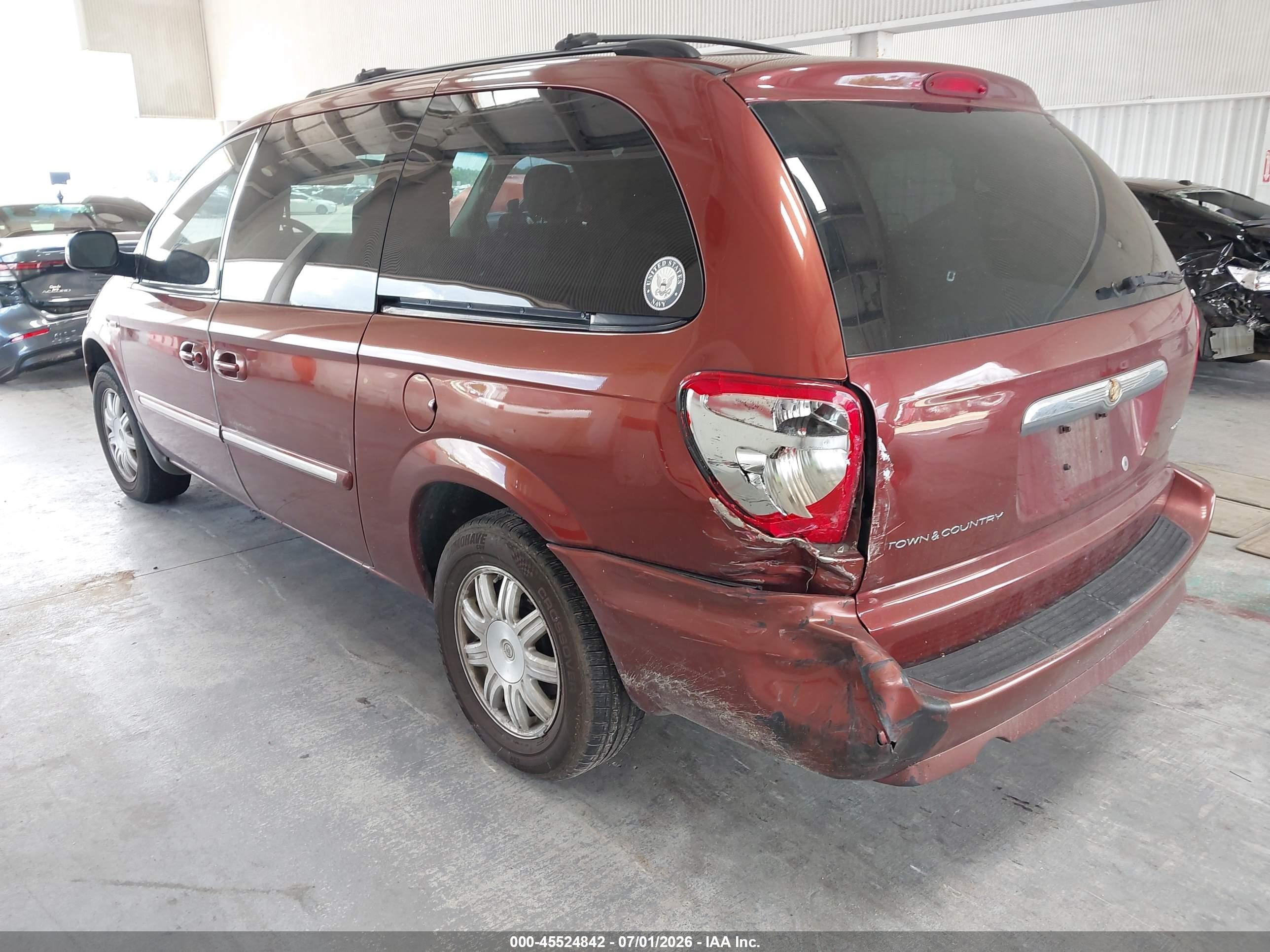 2007 Chrysler Town & Country Touring Brown vin: 2A4GP54L77R298603