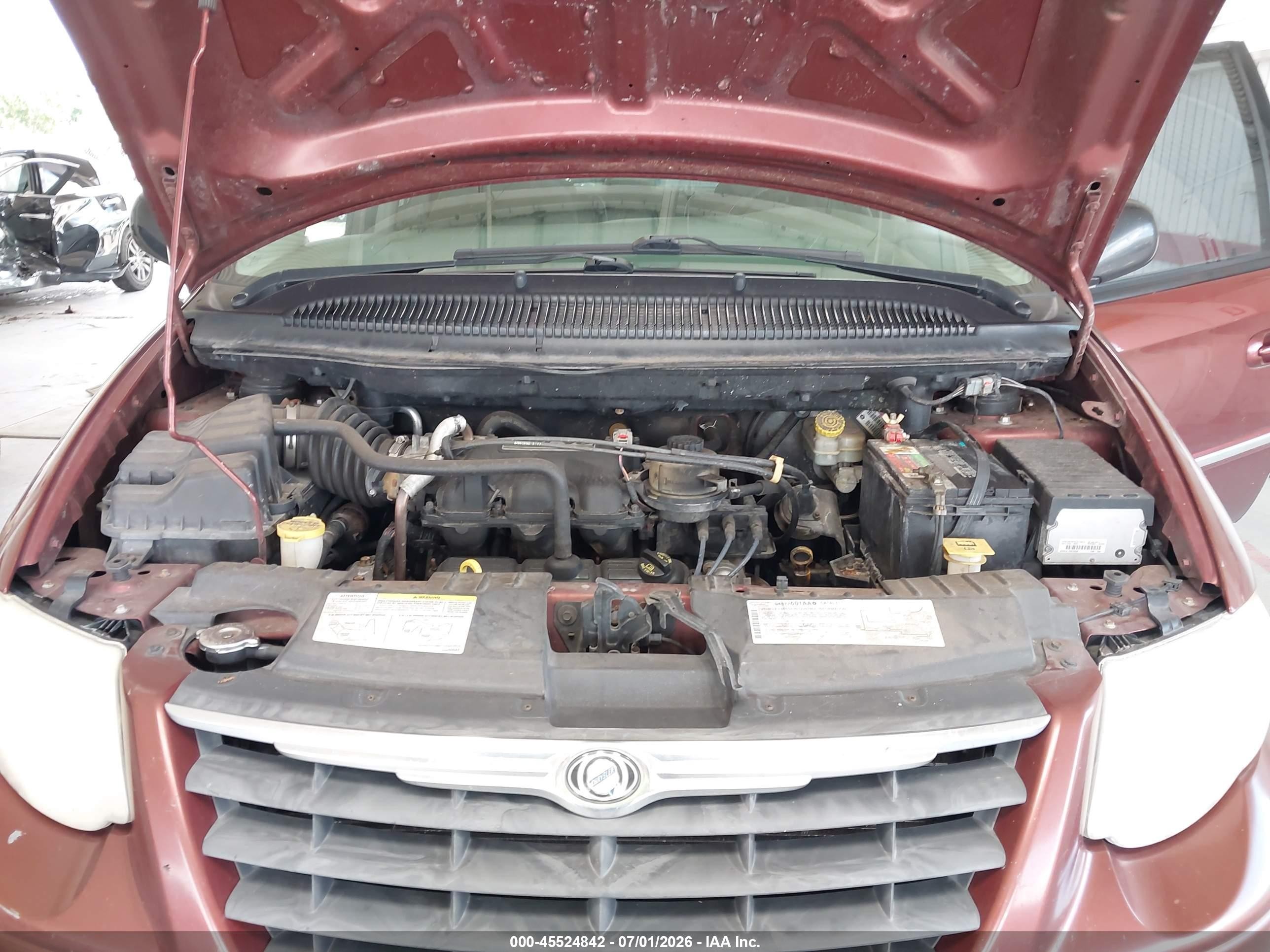 2007 Chrysler Town & Country Touring Brown vin: 2A4GP54L77R298603
