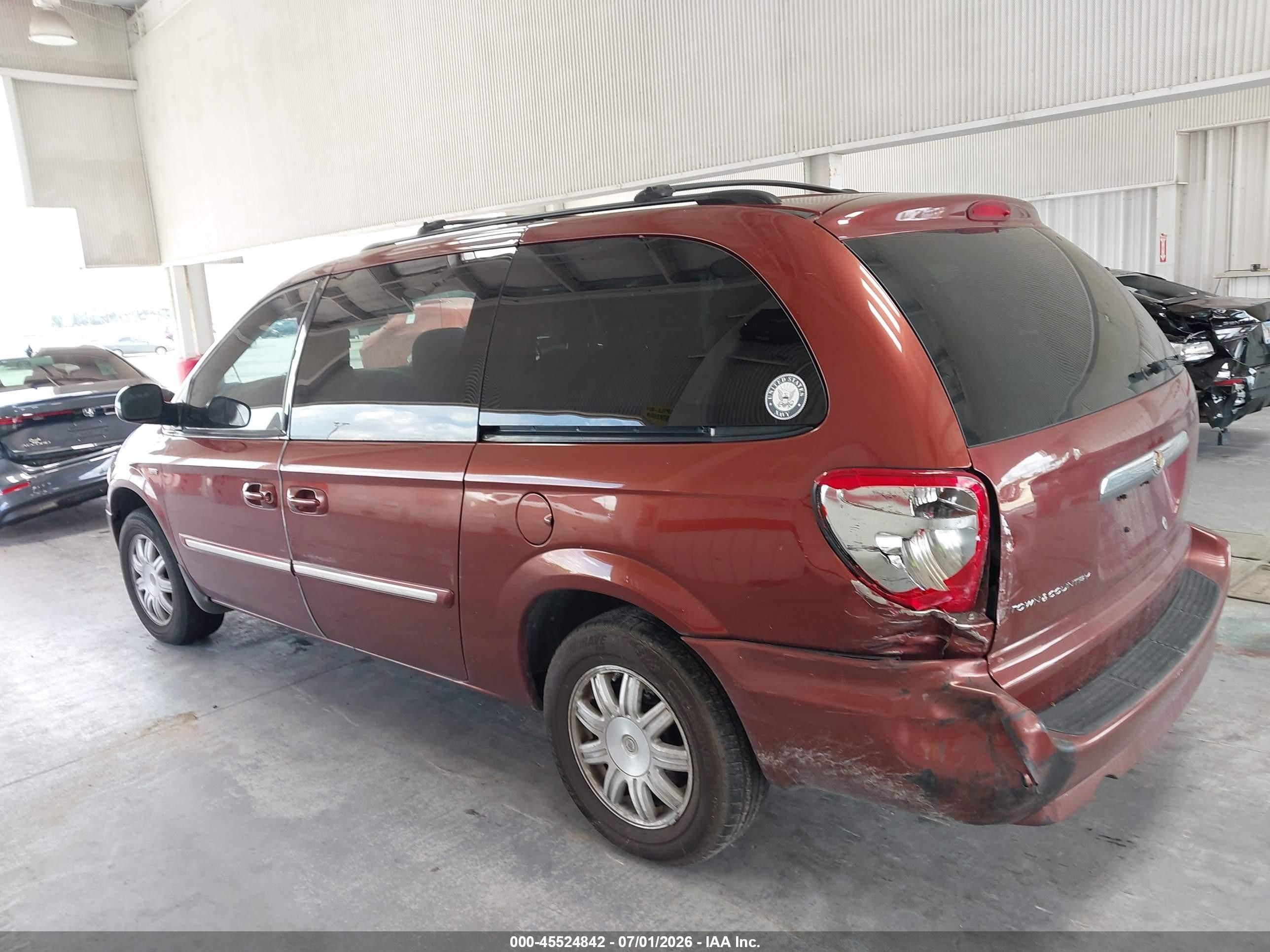 2007 Chrysler Town & Country Touring Brown vin: 2A4GP54L77R298603