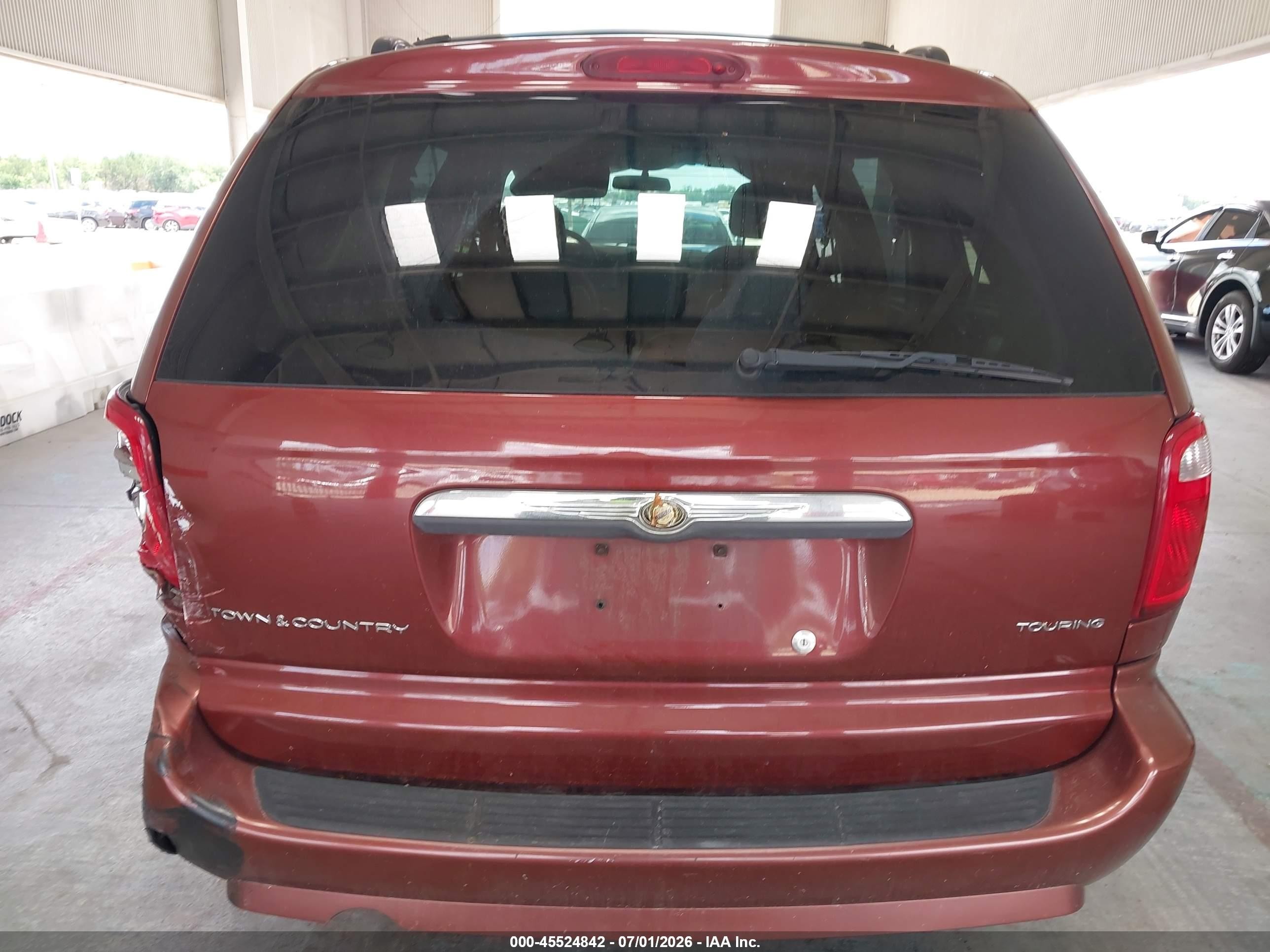 2007 Chrysler Town & Country Touring Brown vin: 2A4GP54L77R298603