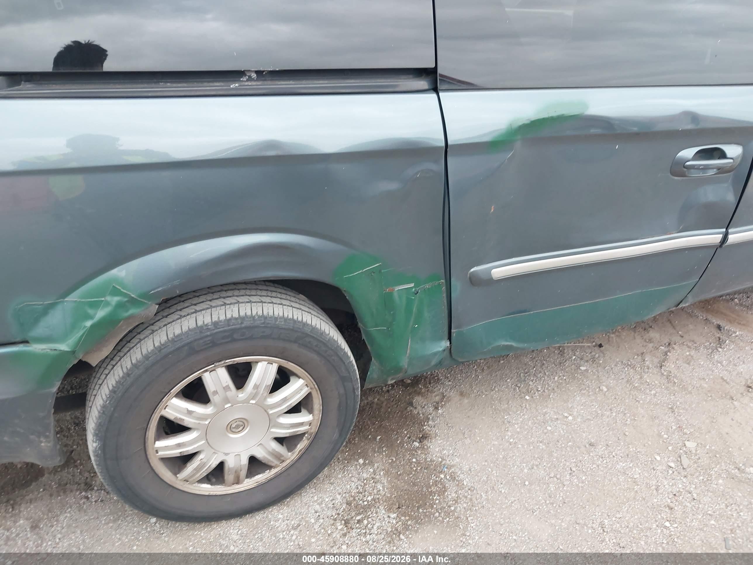 2007 Chrysler Town & Country Touring Зеленый vin: 2A4GP54L77R316338