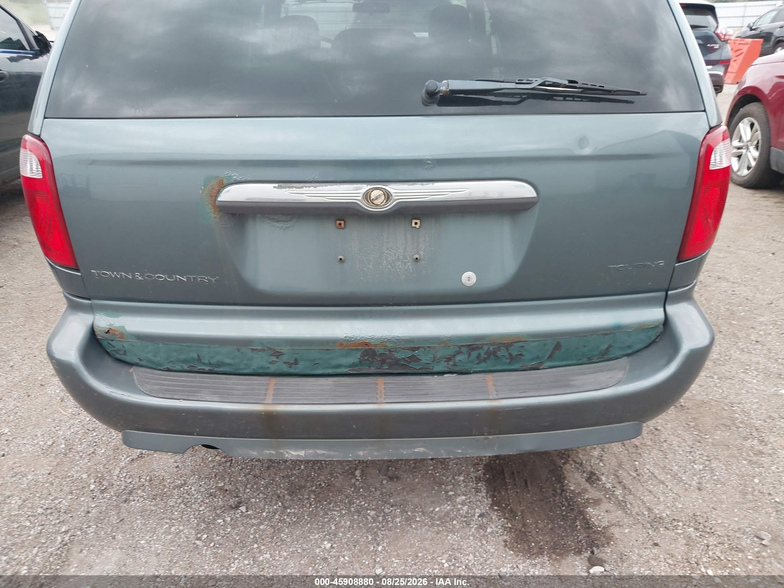 2007 Chrysler Town & Country Touring Зеленый vin: 2A4GP54L77R316338