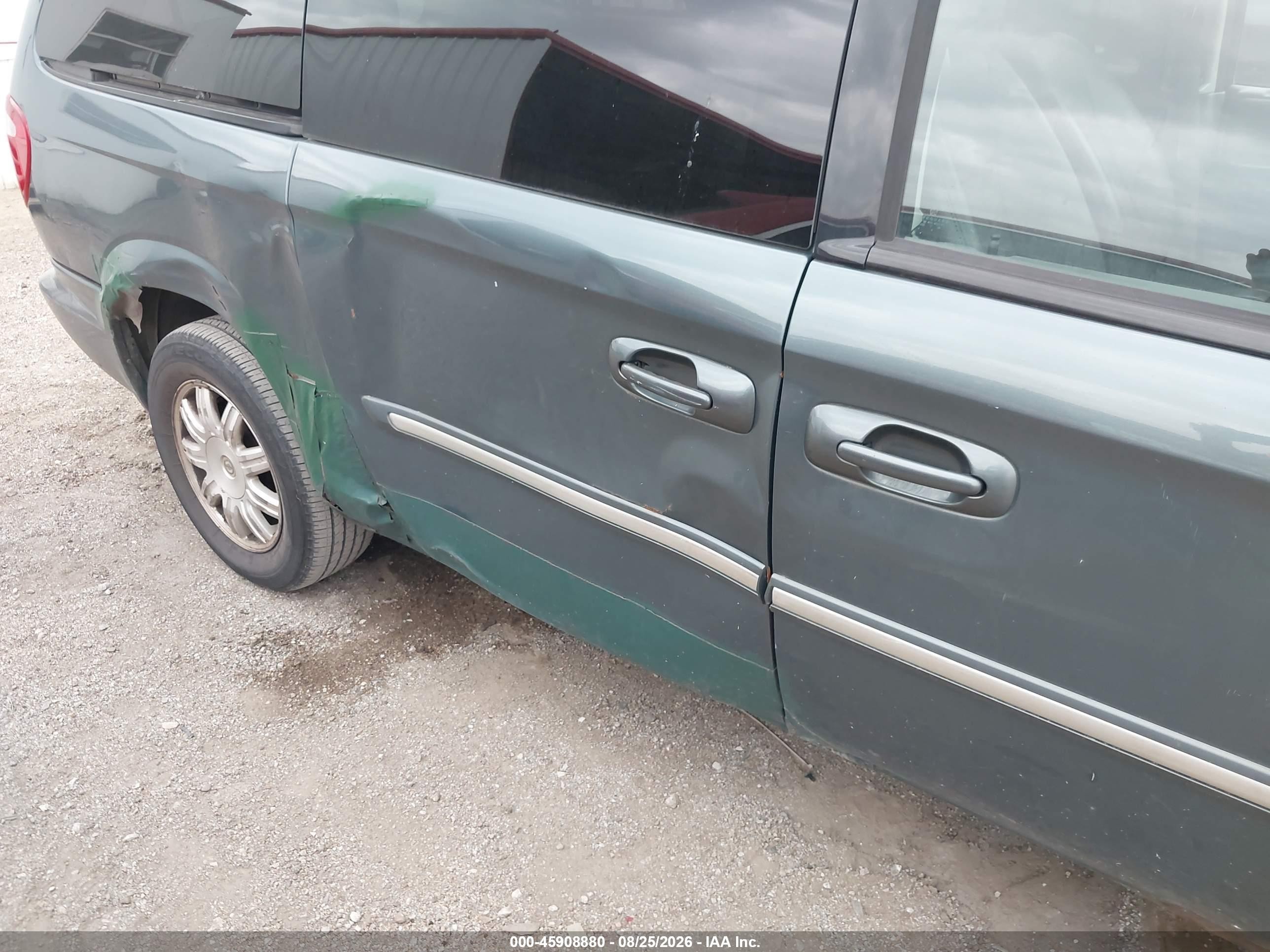 2007 Chrysler Town & Country Touring Зеленый vin: 2A4GP54L77R316338