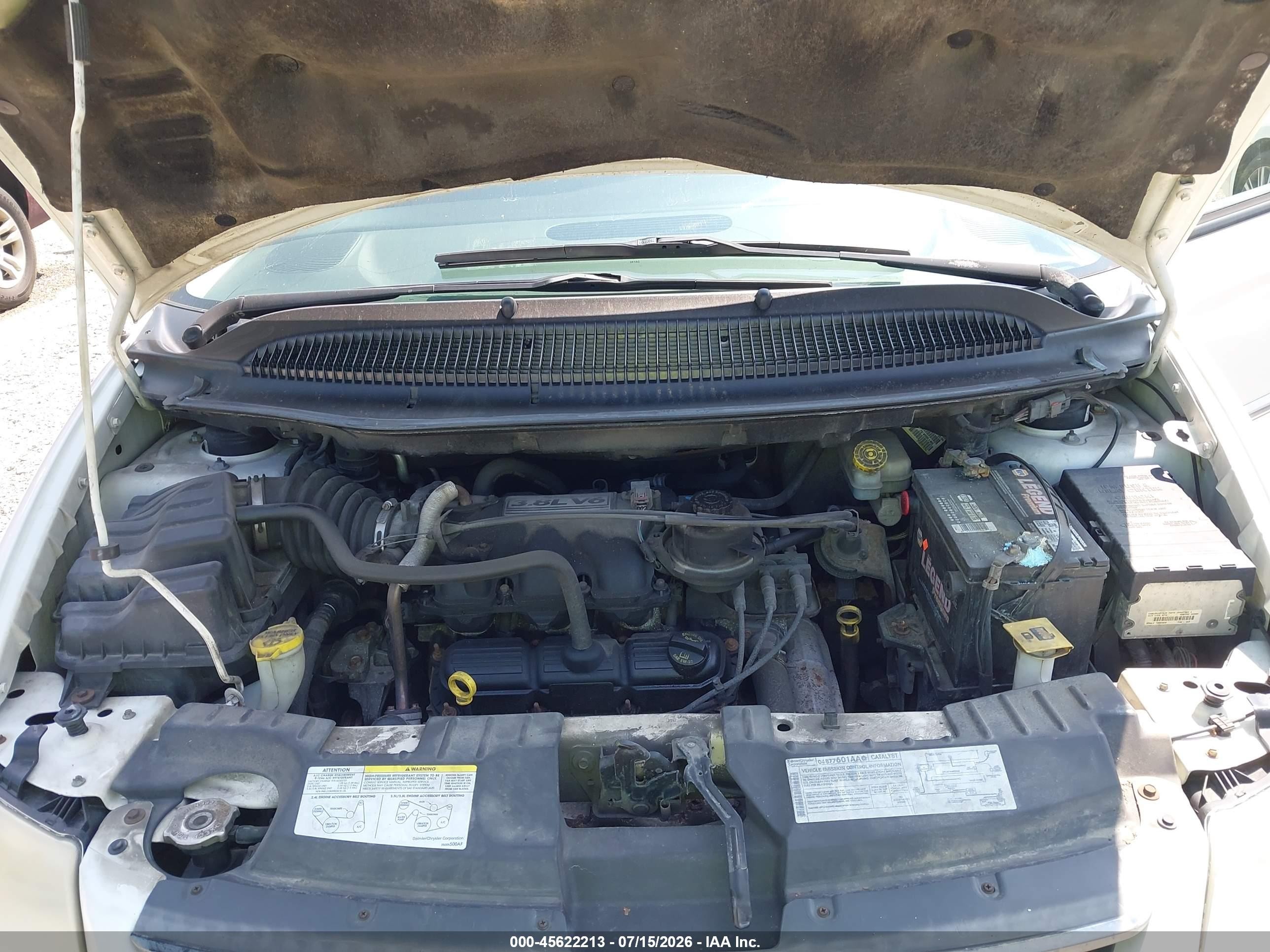 2007 Chrysler Town & Country Touring Белый vin: 2A4GP54L87R145566