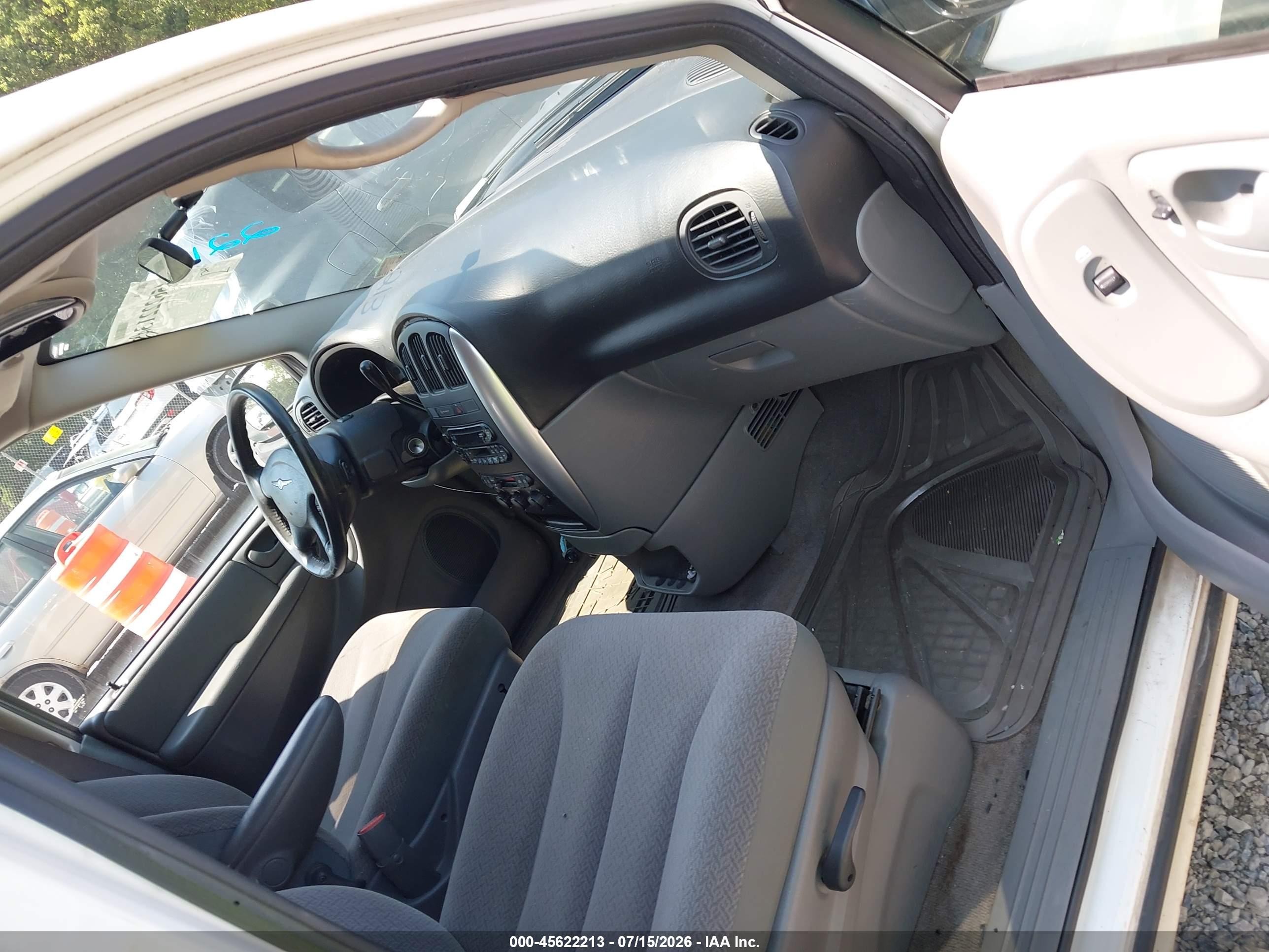 2007 Chrysler Town & Country Touring Белый vin: 2A4GP54L87R145566