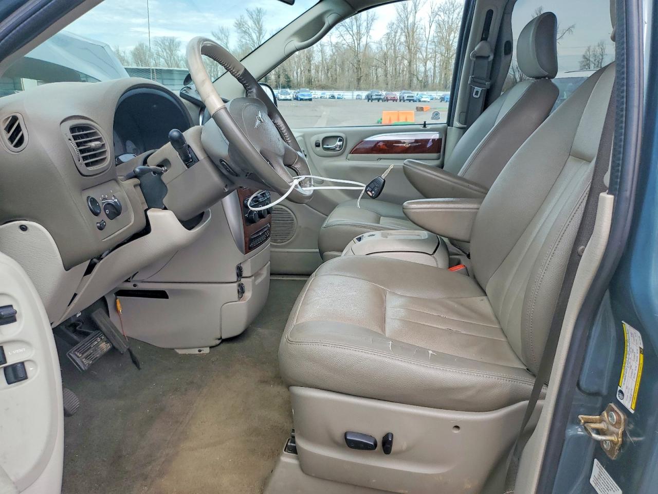 2007 Chrysler Town & Country Touring Blue vin: 2A4GP54L87R173139