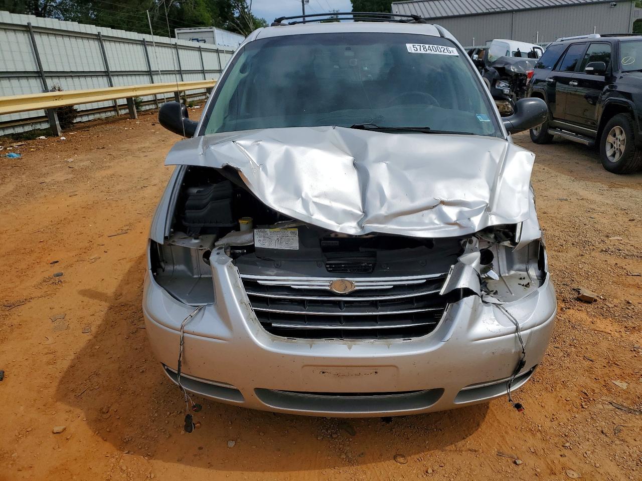 2007 Chrysler Town & Country Touring Серебряный vin: 2A4GP54L87R205751
