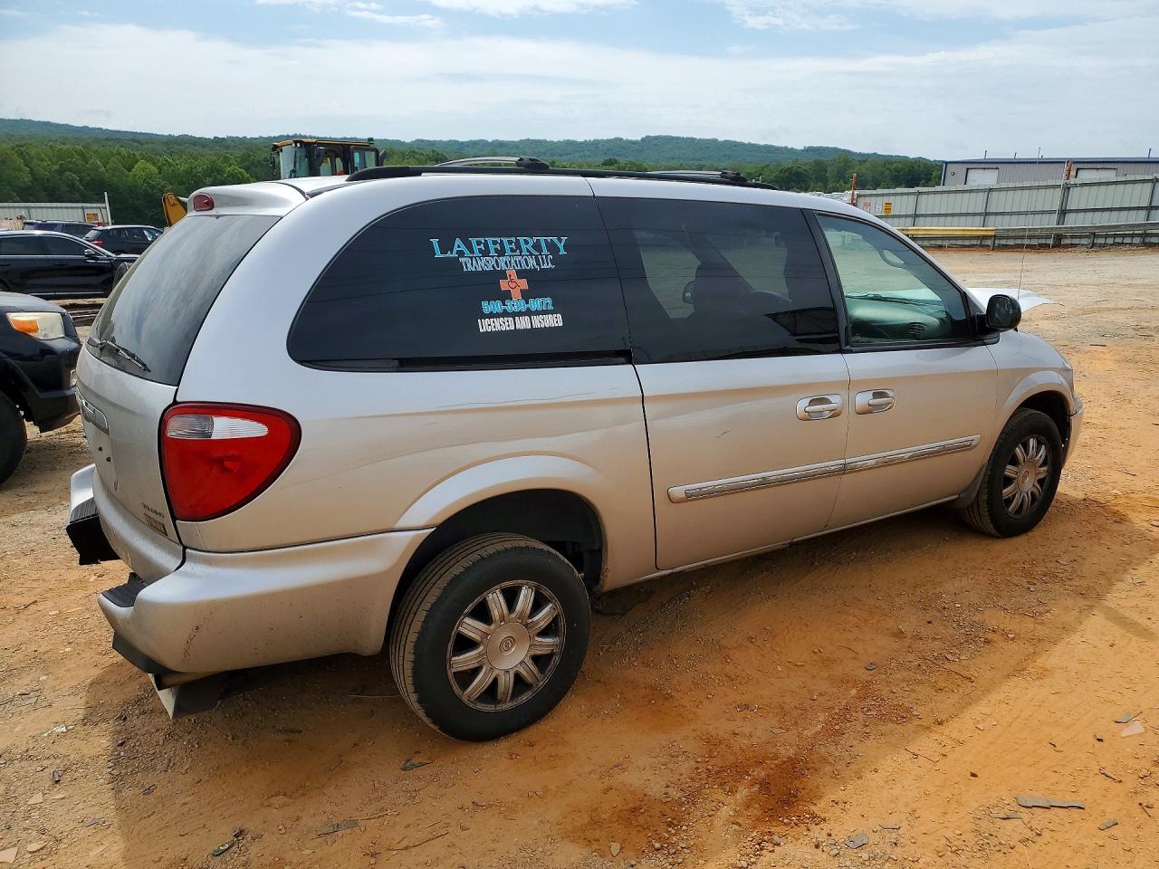 2007 Chrysler Town & Country Touring Серебряный vin: 2A4GP54L87R205751