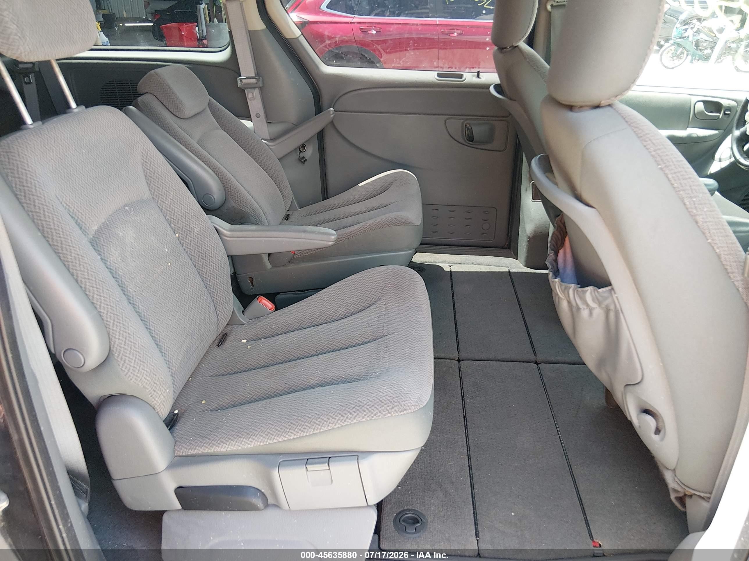 2007 Chrysler Town & Country Touring Синий vin: 2A4GP54L87R209878