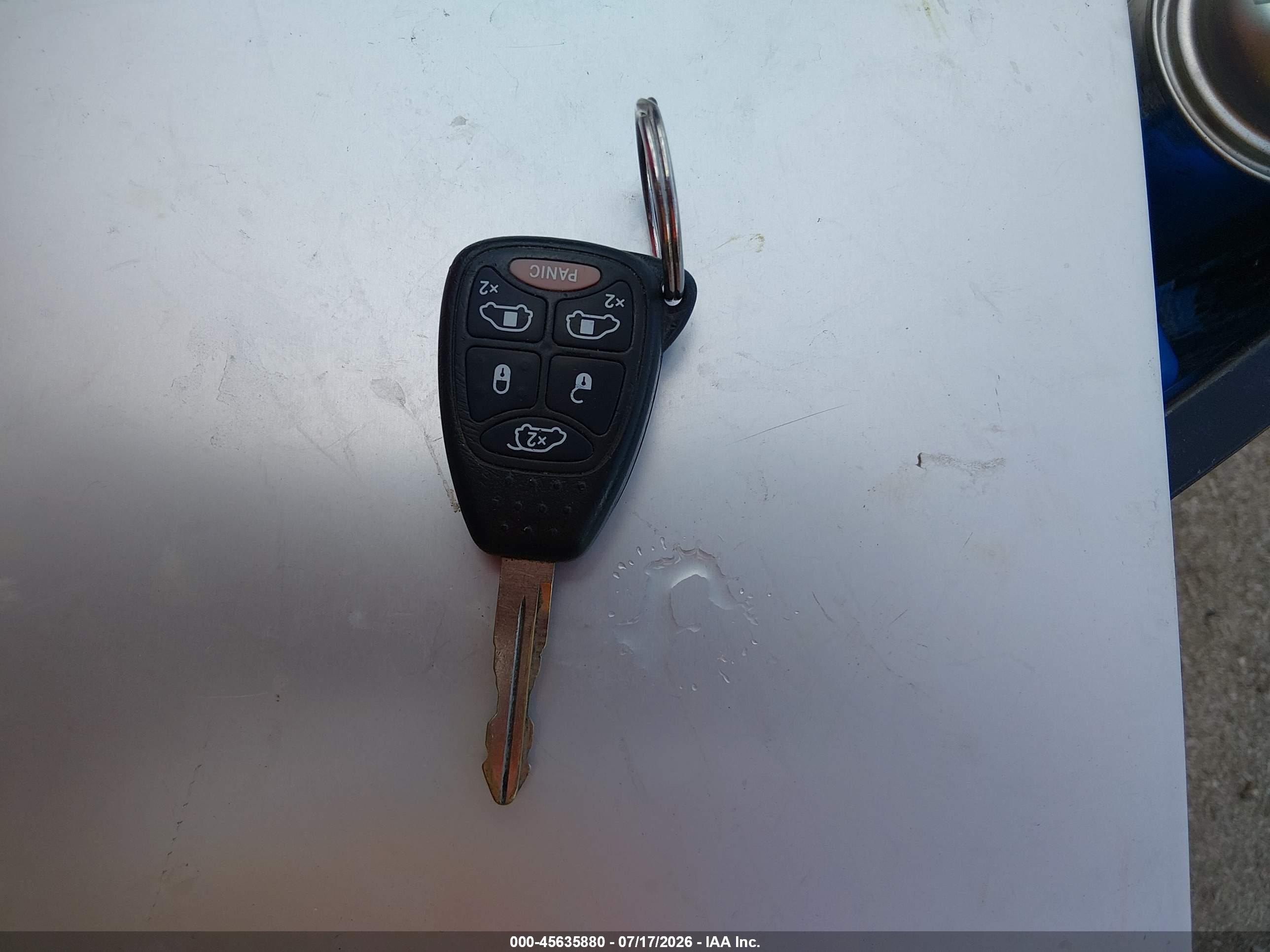 2007 Chrysler Town & Country Touring Синий vin: 2A4GP54L87R209878