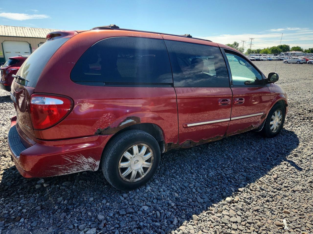 2007 Chrysler Town & Country Touring Burgundy vin: 2A4GP54L97R349678