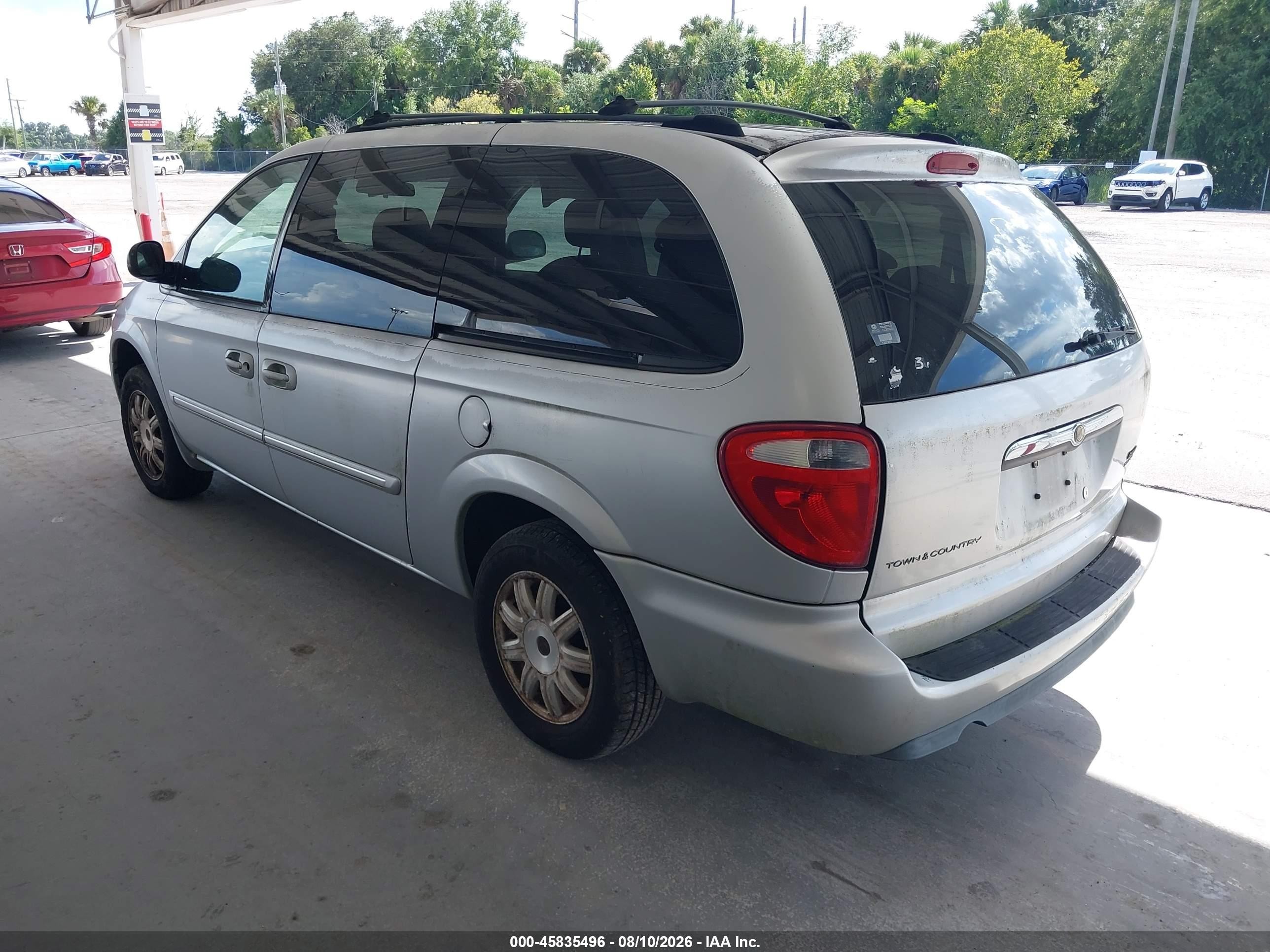 2006 Chrysler Town & Country Touring Серебряный vin: 2A4GP54LX6R713864