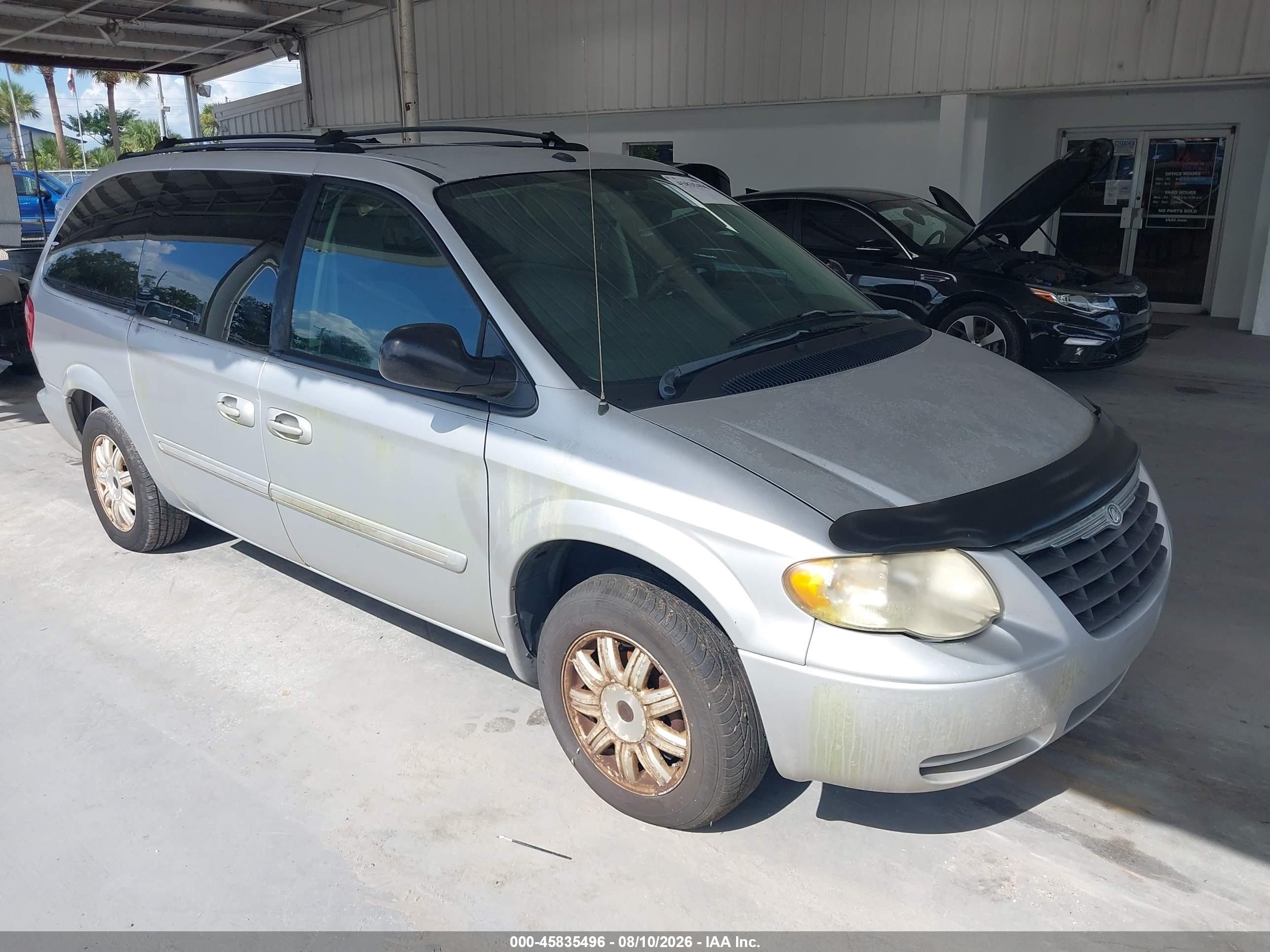 2006 Chrysler Town & Country Touring Серебряный vin: 2A4GP54LX6R713864