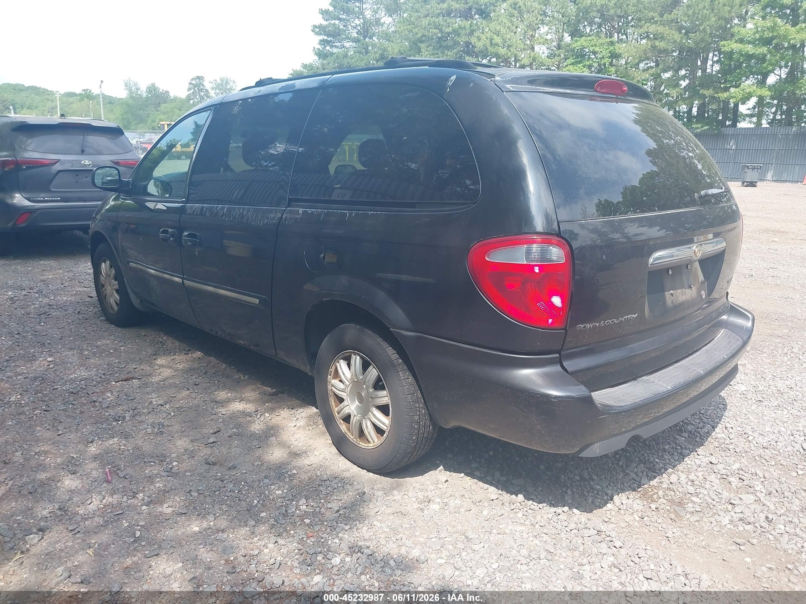2006 Chrysler Town & Country Touring Серый vin: 2A4GP54LX6R805217