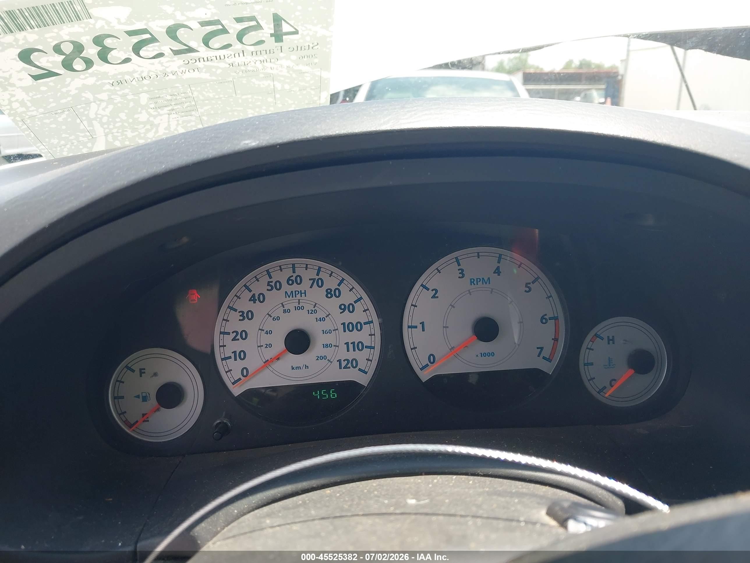 2006 Chrysler Town & Country Touring Серебряный vin: 2A4GP54LX6R894352