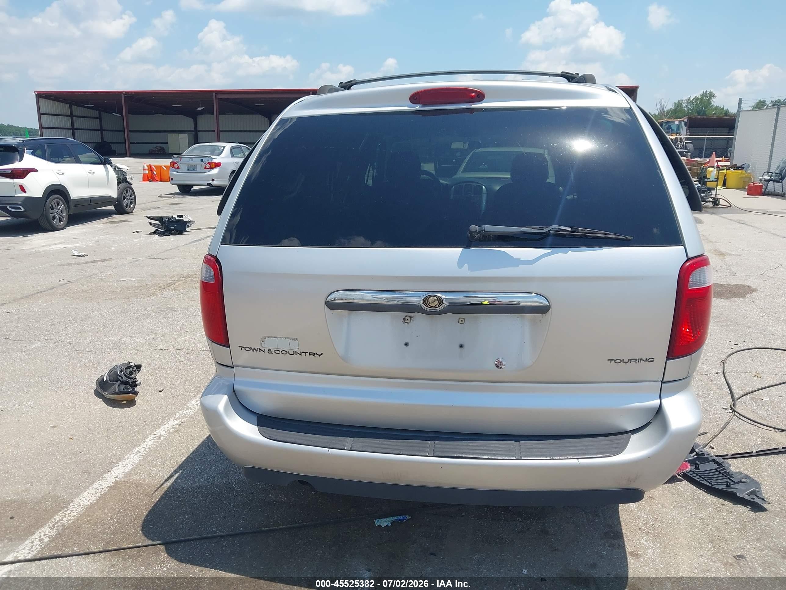 2006 Chrysler Town & Country Touring Серебряный vin: 2A4GP54LX6R894352