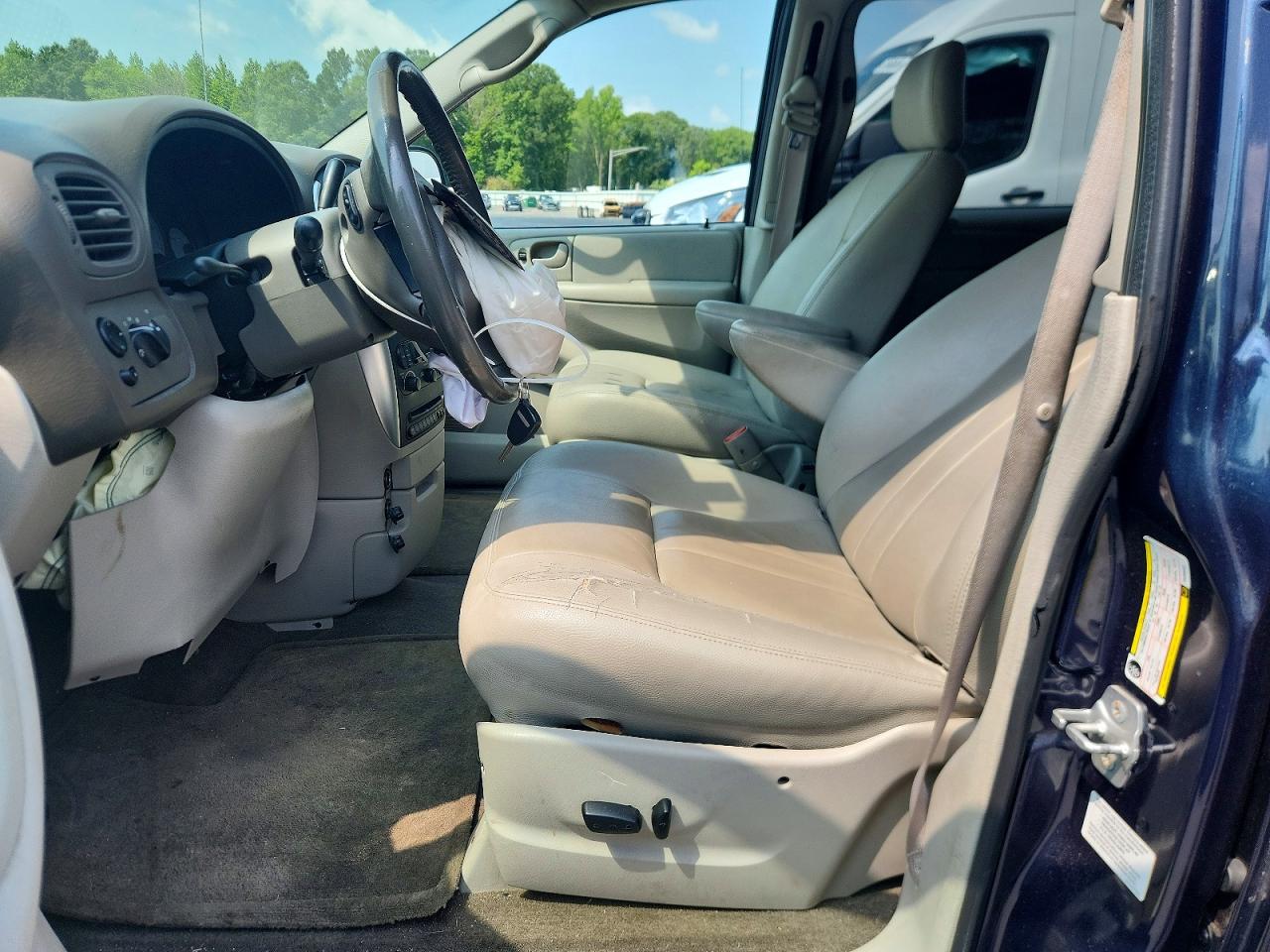2007 Chrysler Town & Country Touring Blue vin: 2A4GP54LX7R289040