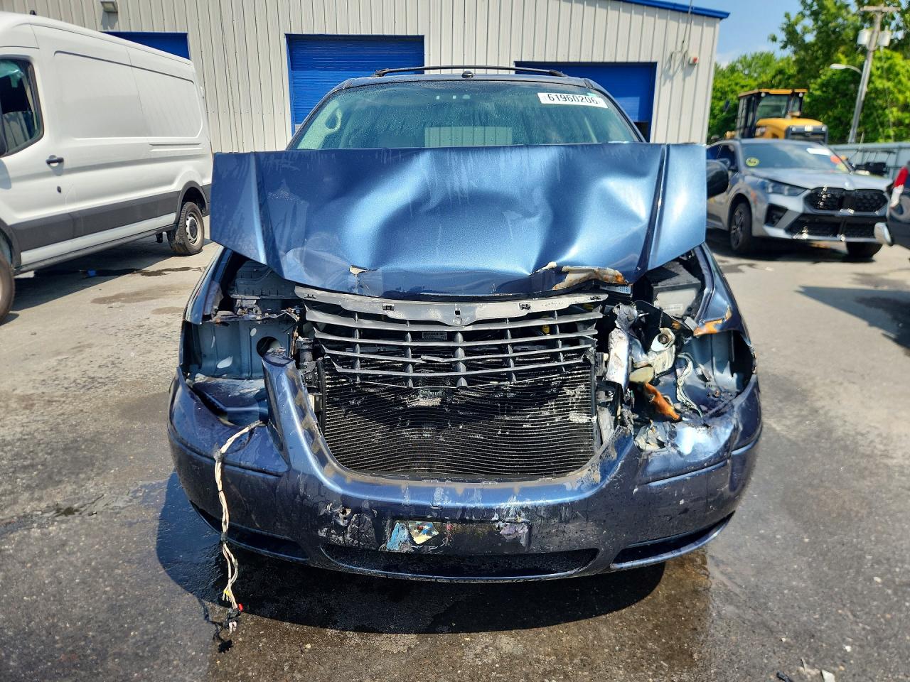 2007 Chrysler Town & Country Touring Blue vin: 2A4GP54LX7R289040