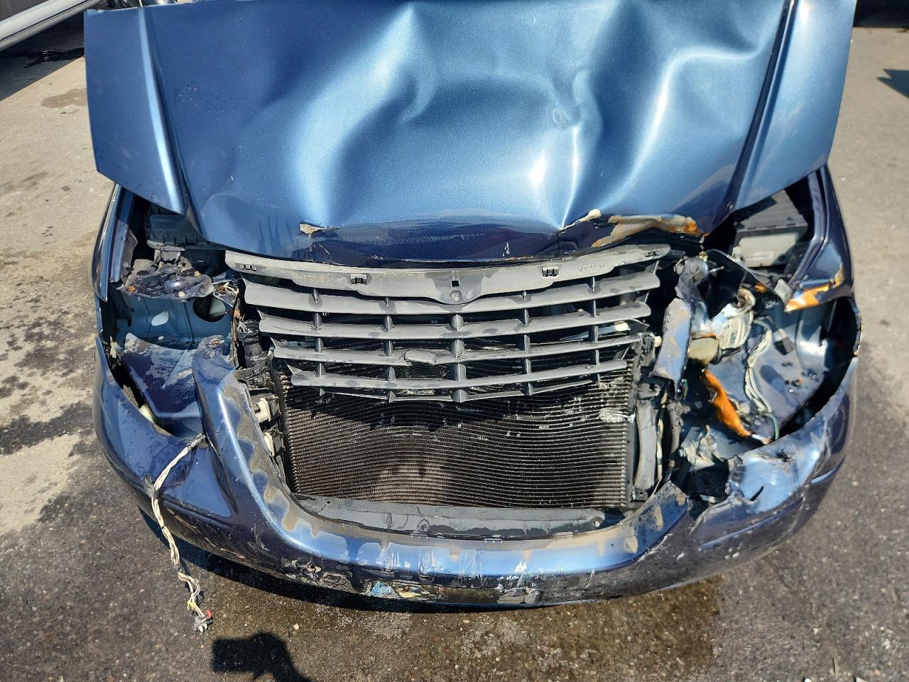 2007 Chrysler Town & Country Touring Blue vin: 2A4GP54LX7R289040