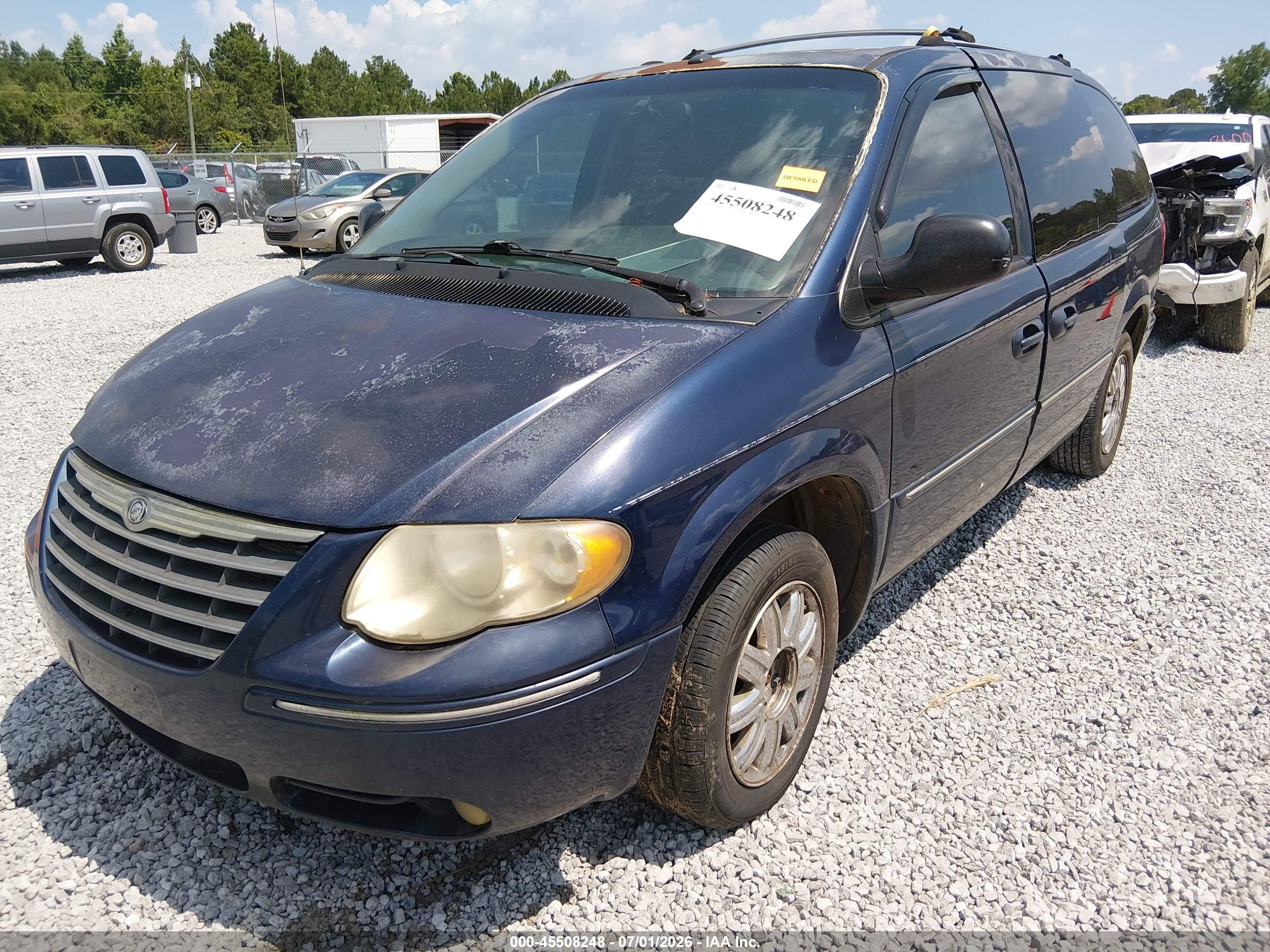 2006 Chrysler Town & Country Limited Blue vin: 2A4GP64L06R751576