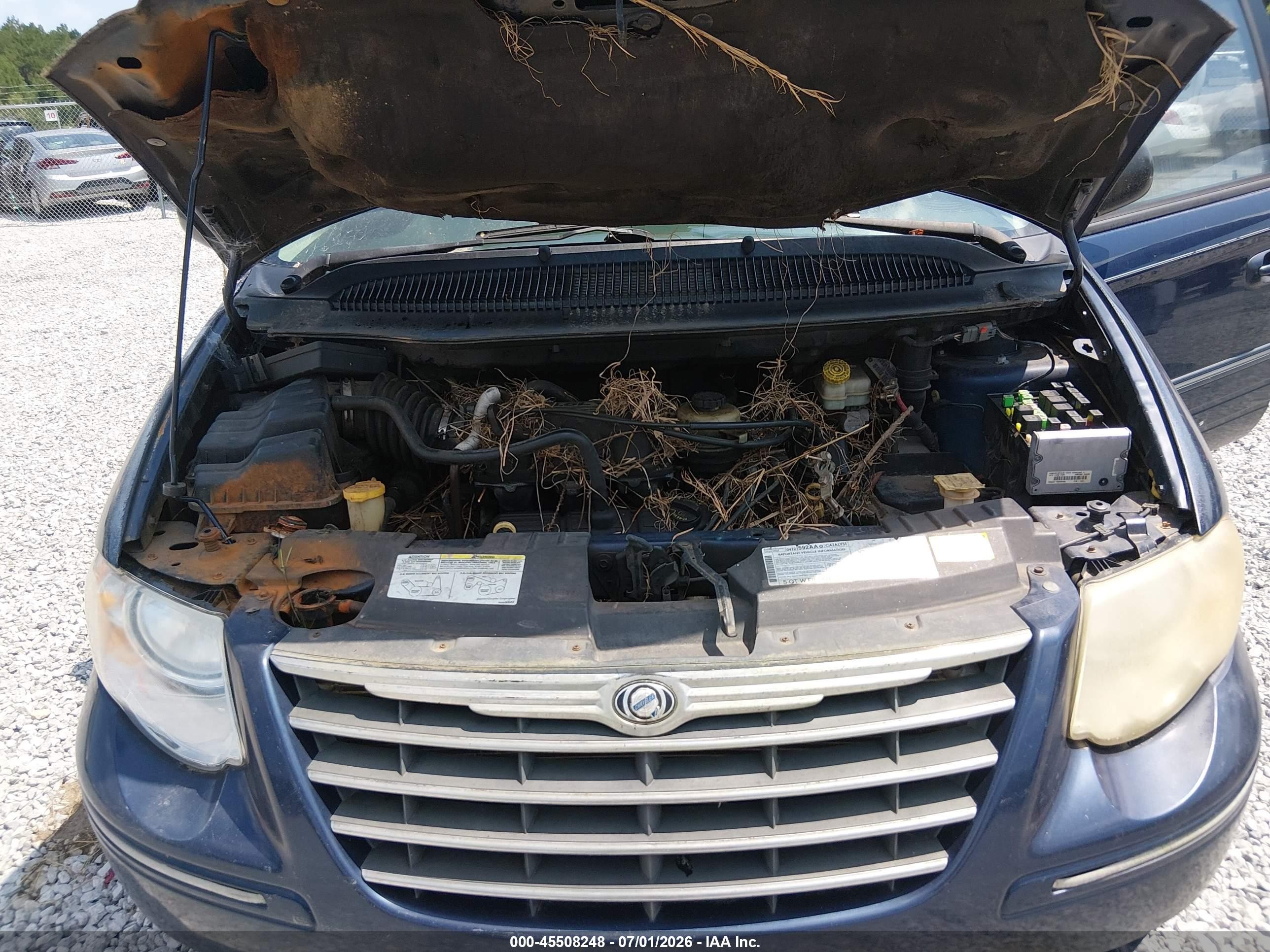 2006 Chrysler Town & Country Limited Blue vin: 2A4GP64L06R751576