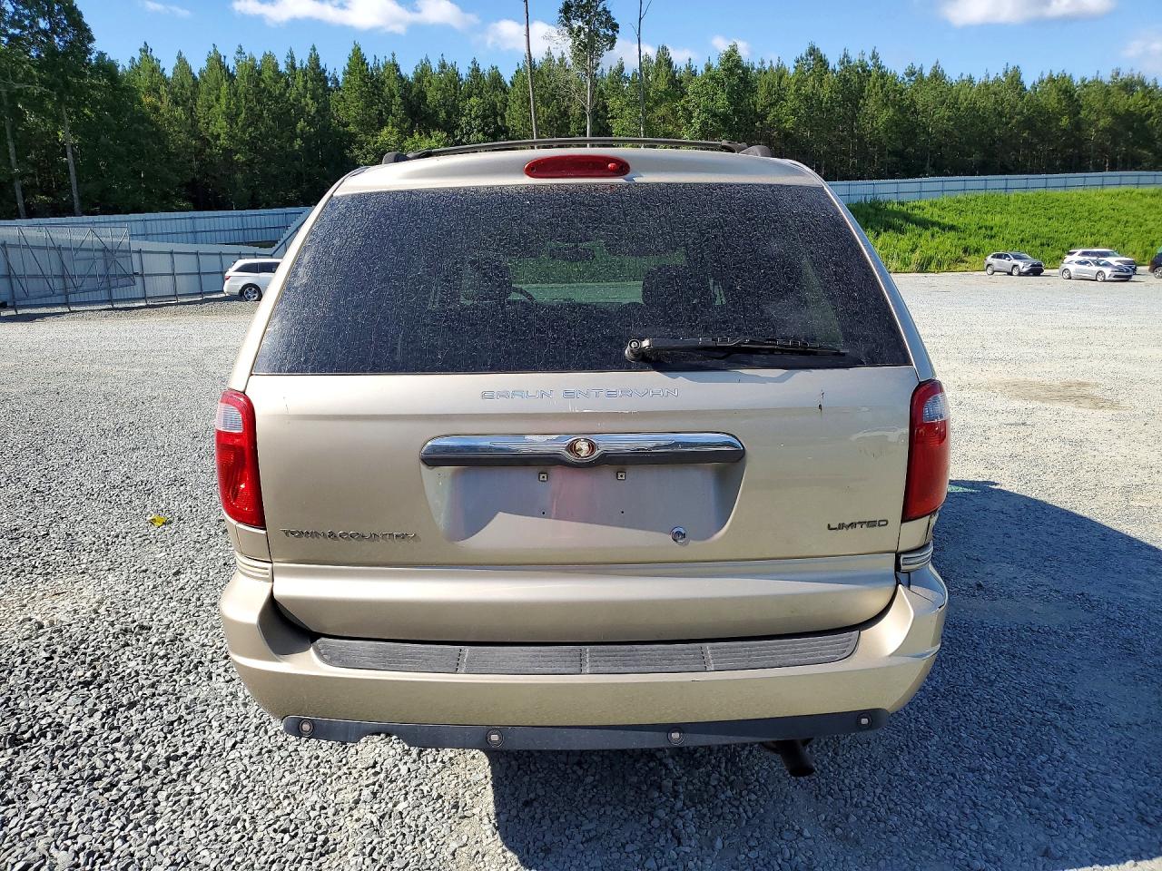 2007 Chrysler Town & Country Limited Желто-коричневый vin: 2A4GP64L07R315022