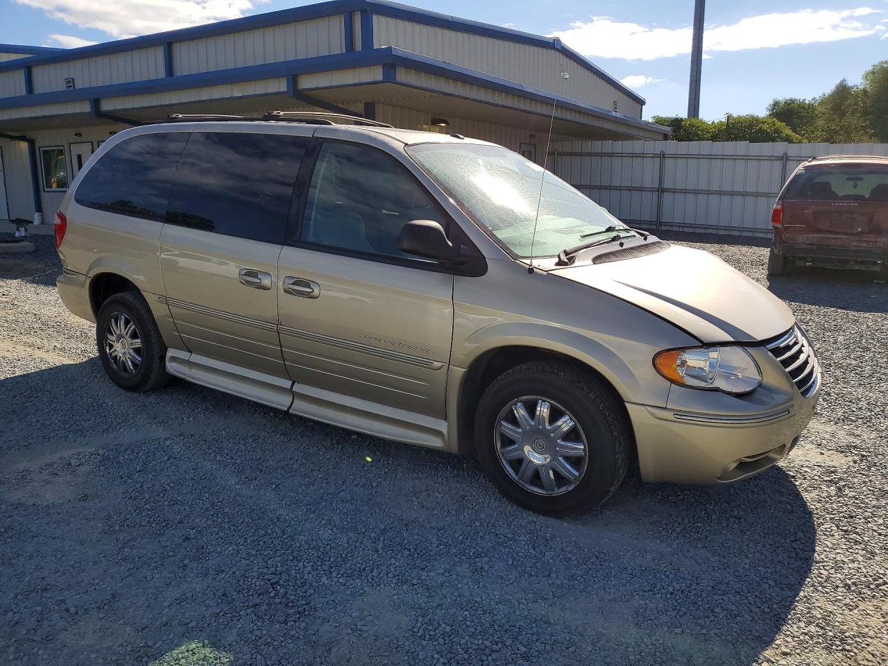2007 Chrysler Town & Country Limited Желто-коричневый vin: 2A4GP64L07R315022
