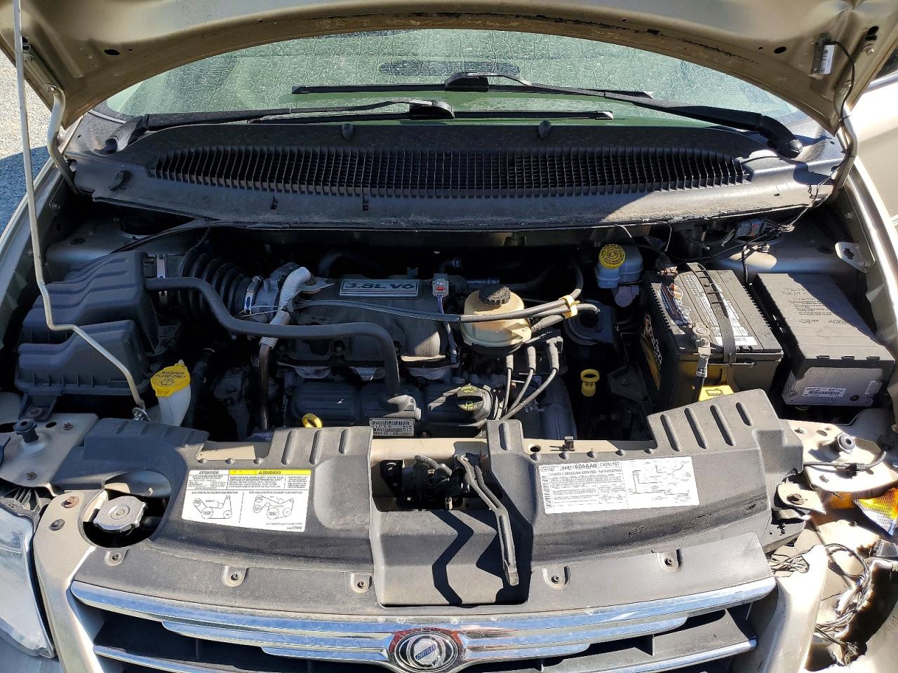 2007 Chrysler Town & Country Limited Желто-коричневый vin: 2A4GP64L07R315022