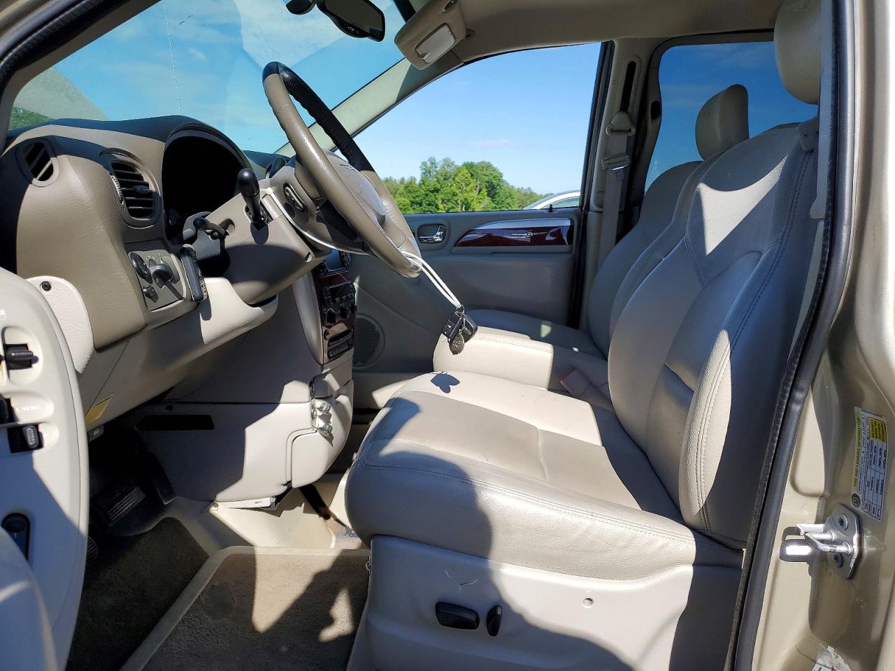 2007 Chrysler Town & Country Limited Желто-коричневый vin: 2A4GP64L07R315022