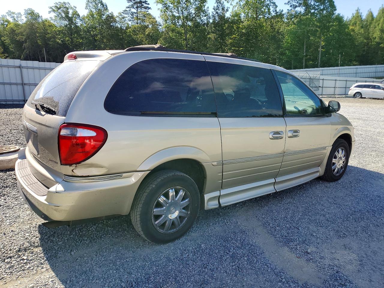 2007 Chrysler Town & Country Limited Желто-коричневый vin: 2A4GP64L07R315022