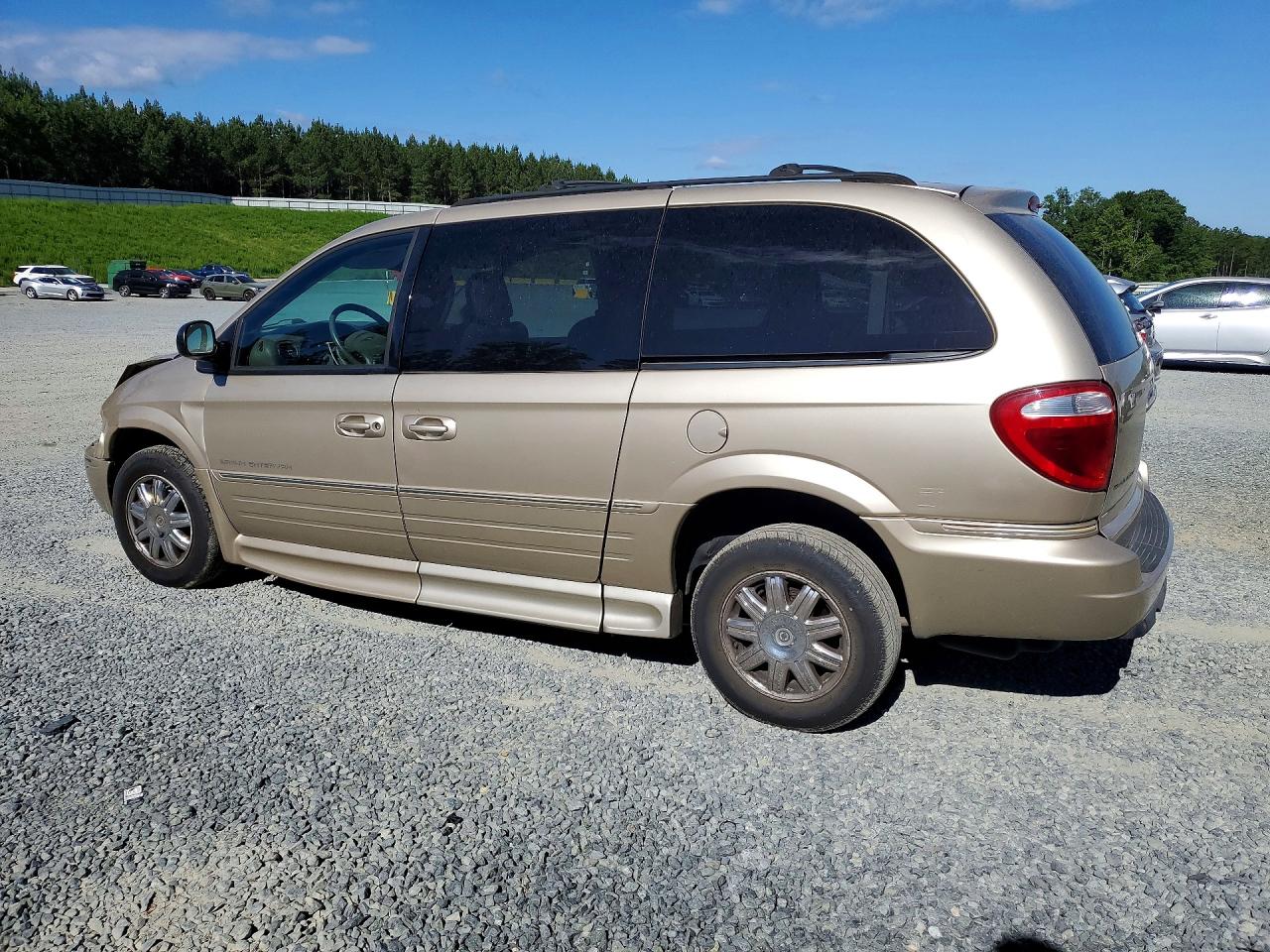 2007 Chrysler Town & Country Limited Желто-коричневый vin: 2A4GP64L07R315022