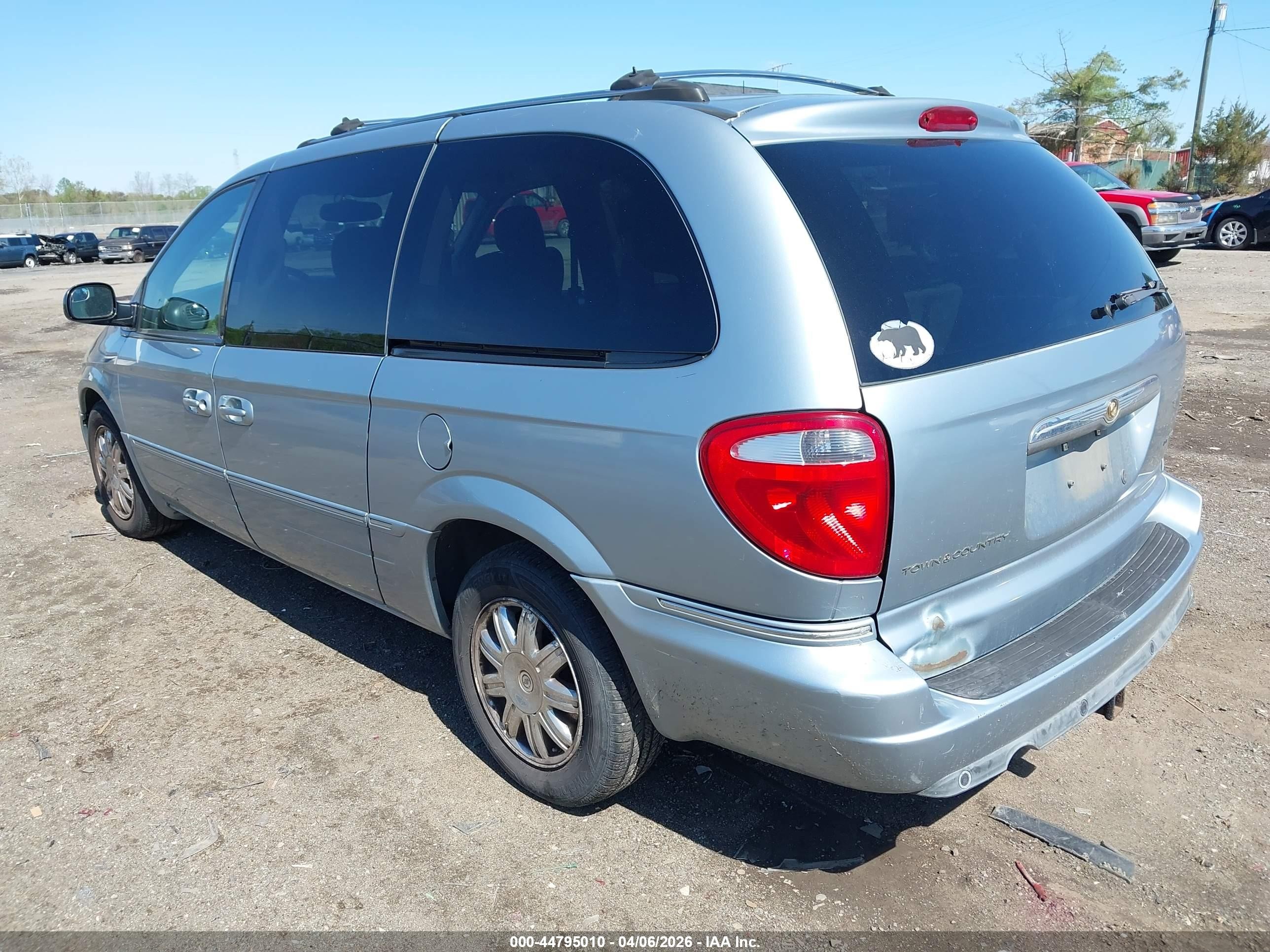 2006 Chrysler Town & Country Limited Синий vin: 2A4GP64L16R636937