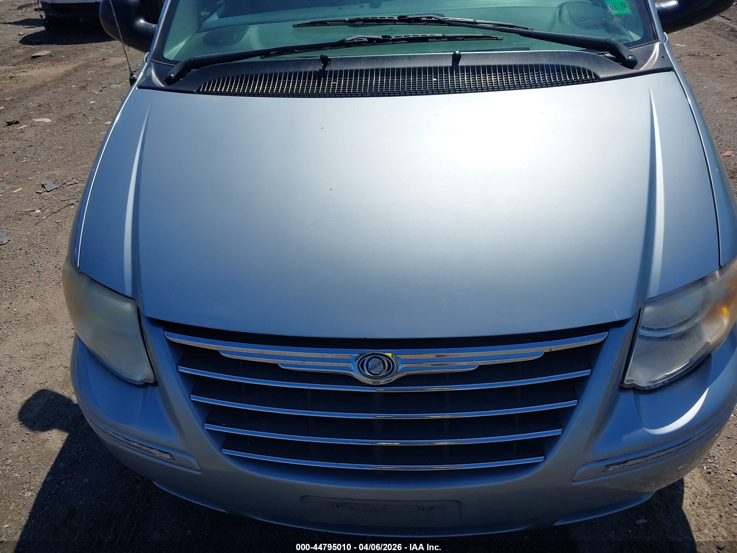 2006 Chrysler Town & Country Limited Синий vin: 2A4GP64L16R636937