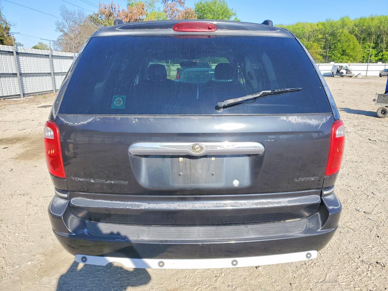 2006 Chrysler Town & Country Limited Black vin: 2A4GP64L26R809431