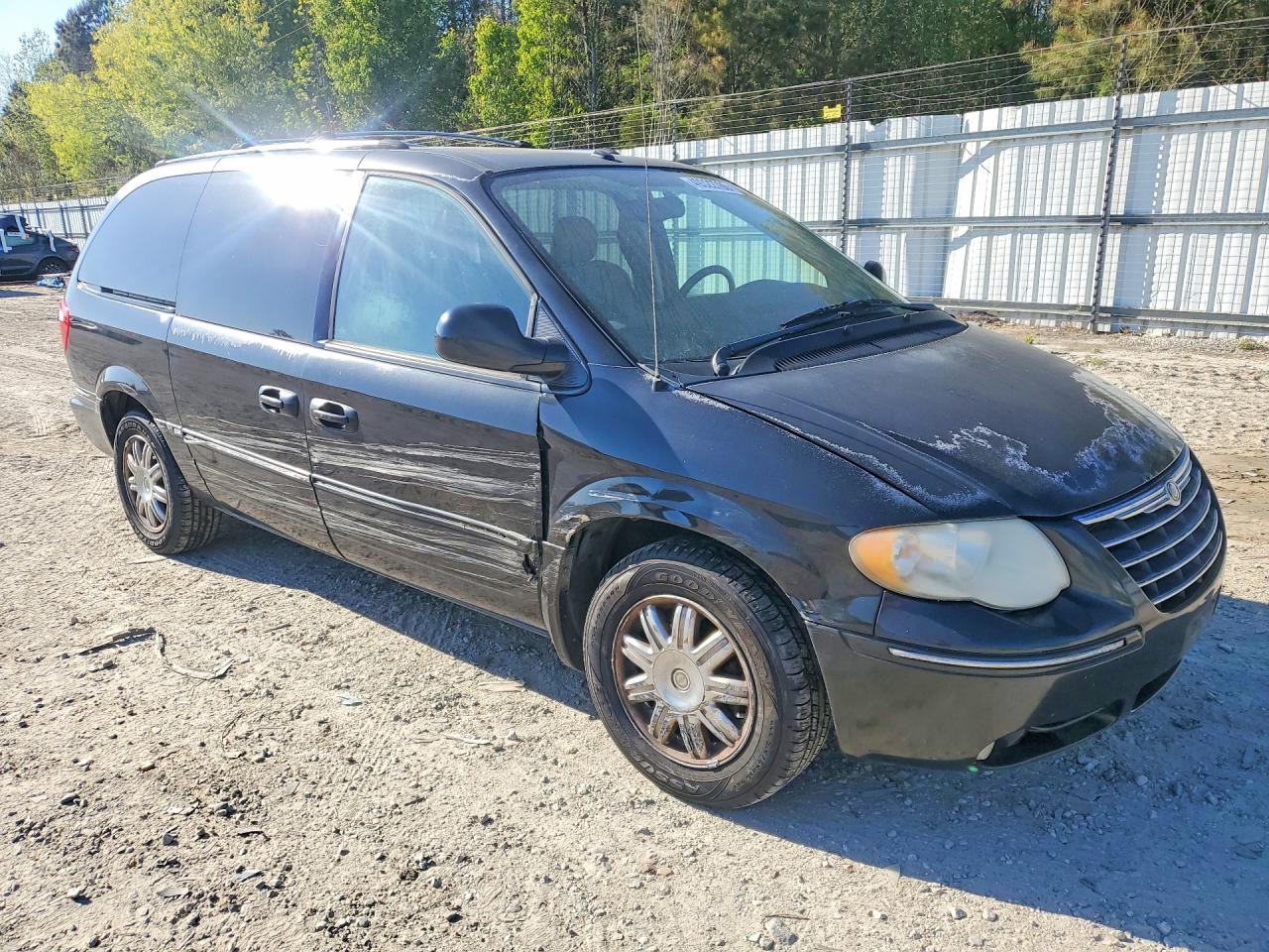 2006 Chrysler Town & Country Limited Black vin: 2A4GP64L26R809431