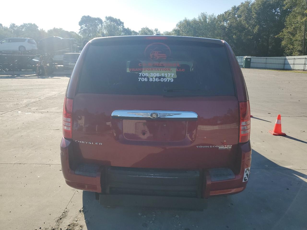 2010 Chrysler Town & Country Lx Бордовый vin: 2A4RR2D10AR330346