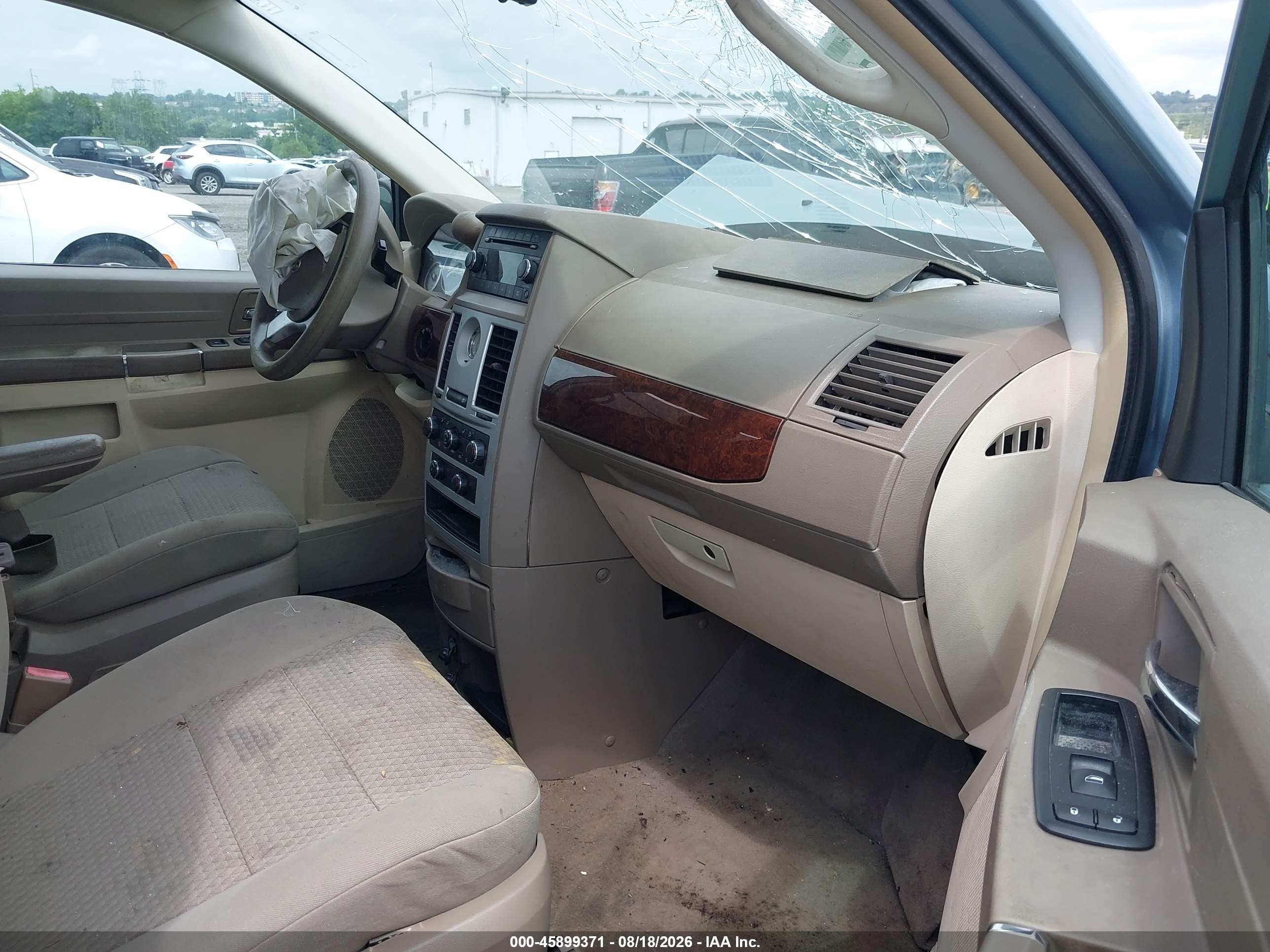 2010 Chrysler Town & Country Lx Light Blue vin: 2A4RR4DE4AR161754