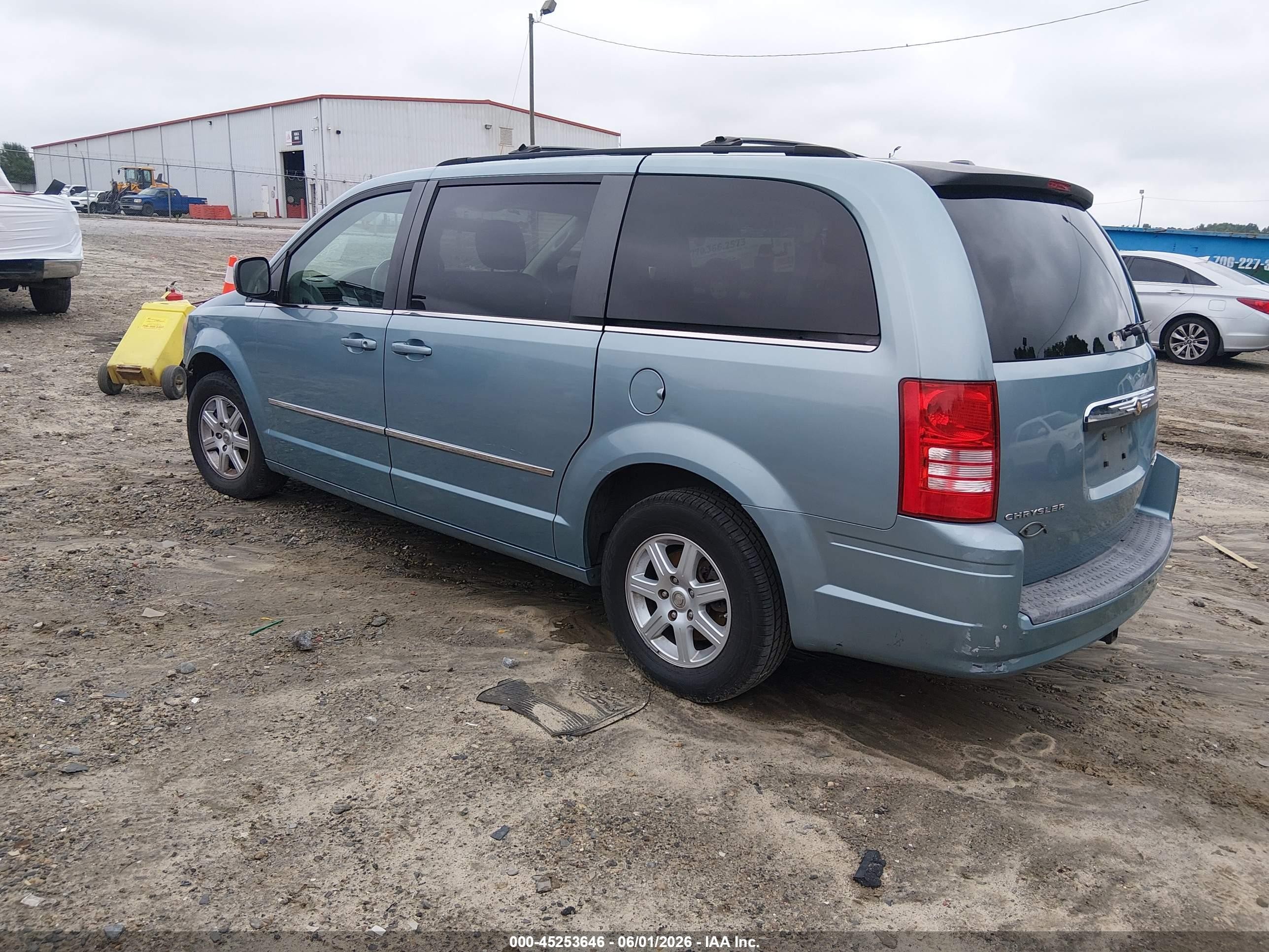 2010 Chrysler Town & Country Touring Blue vin: 2A4RR5D10AR243094