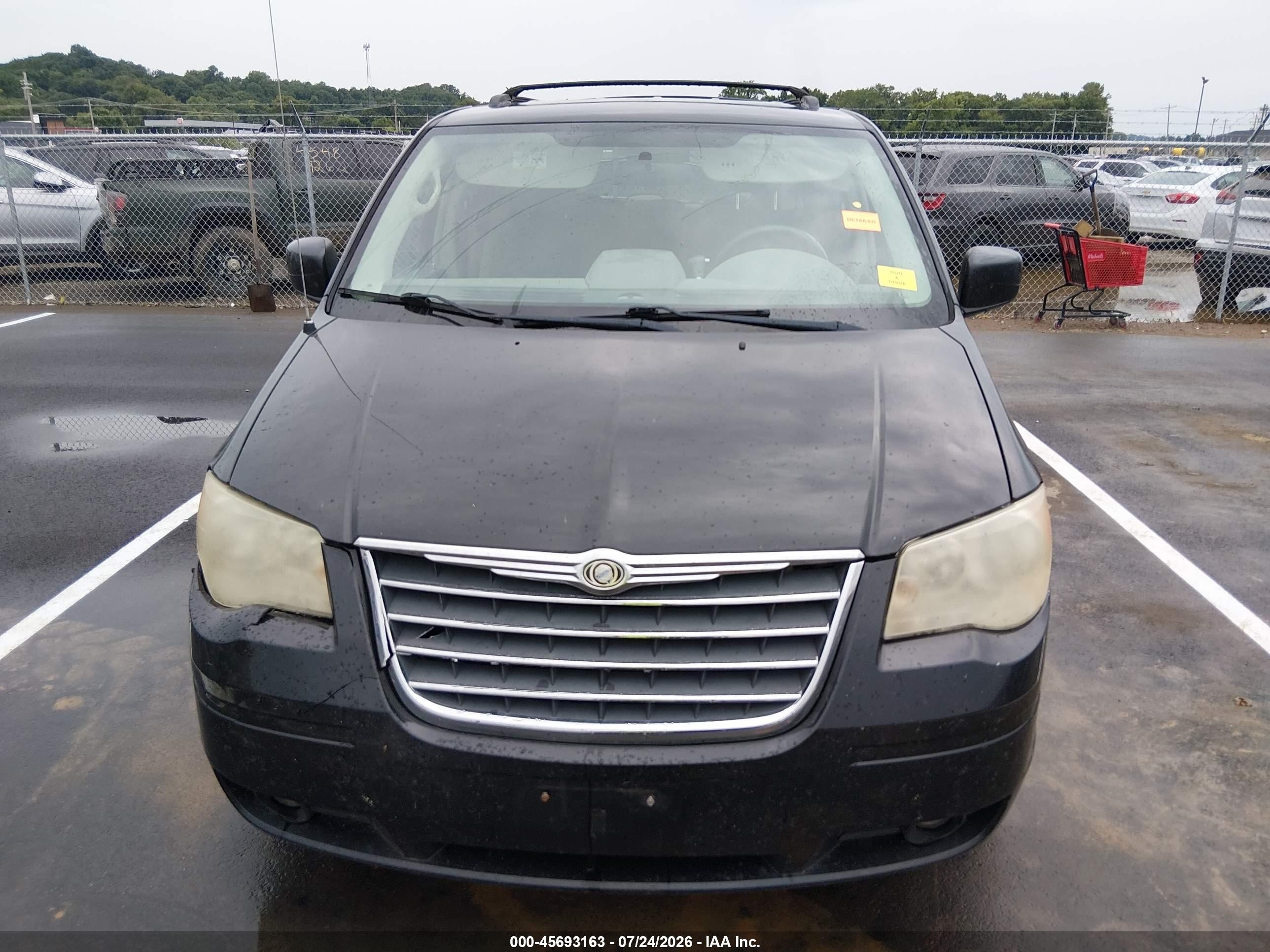 2010 Chrysler Town & Country Touring Black vin: 2A4RR5D10AR449869