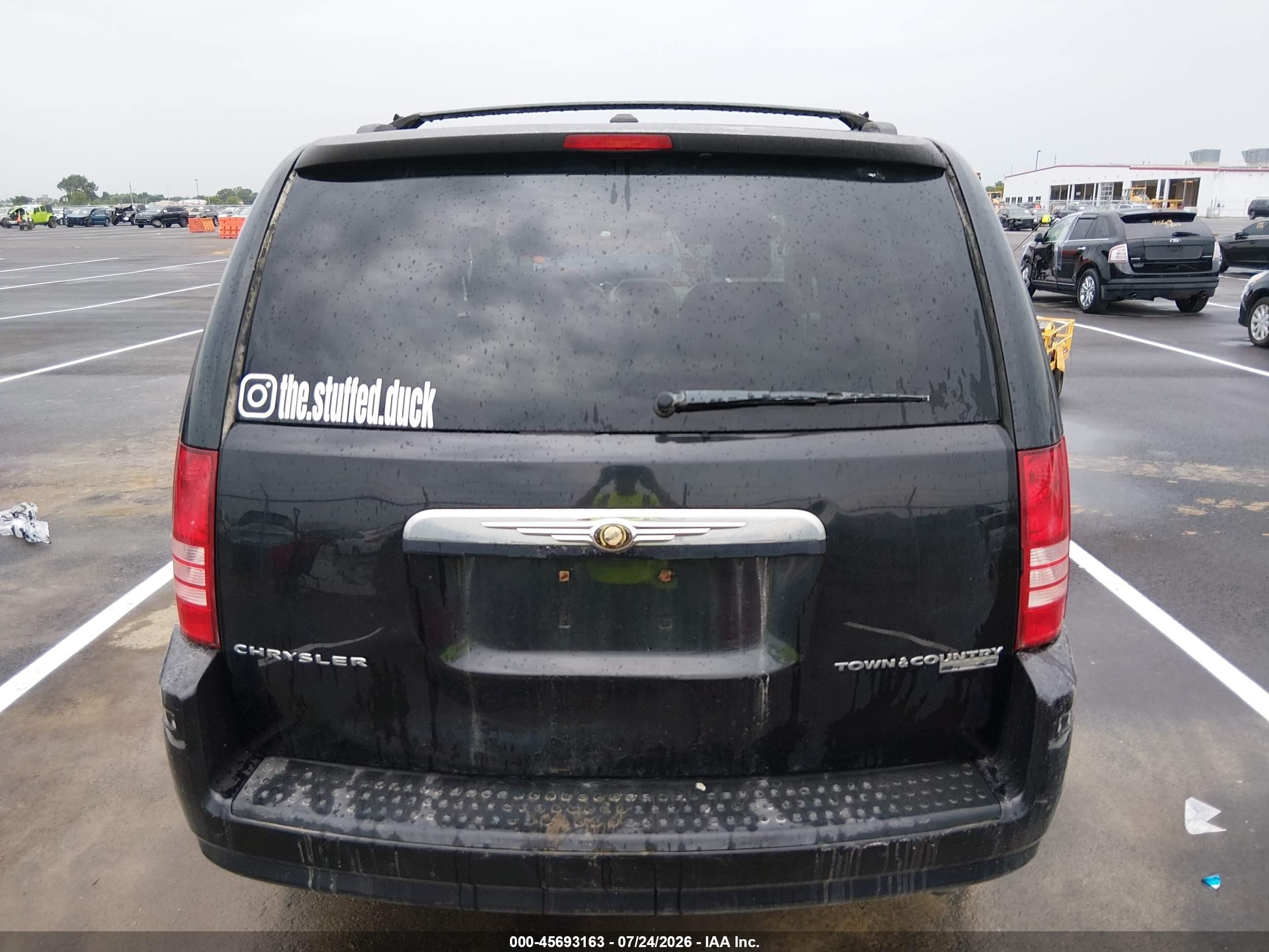 2010 Chrysler Town & Country Touring Black vin: 2A4RR5D10AR449869