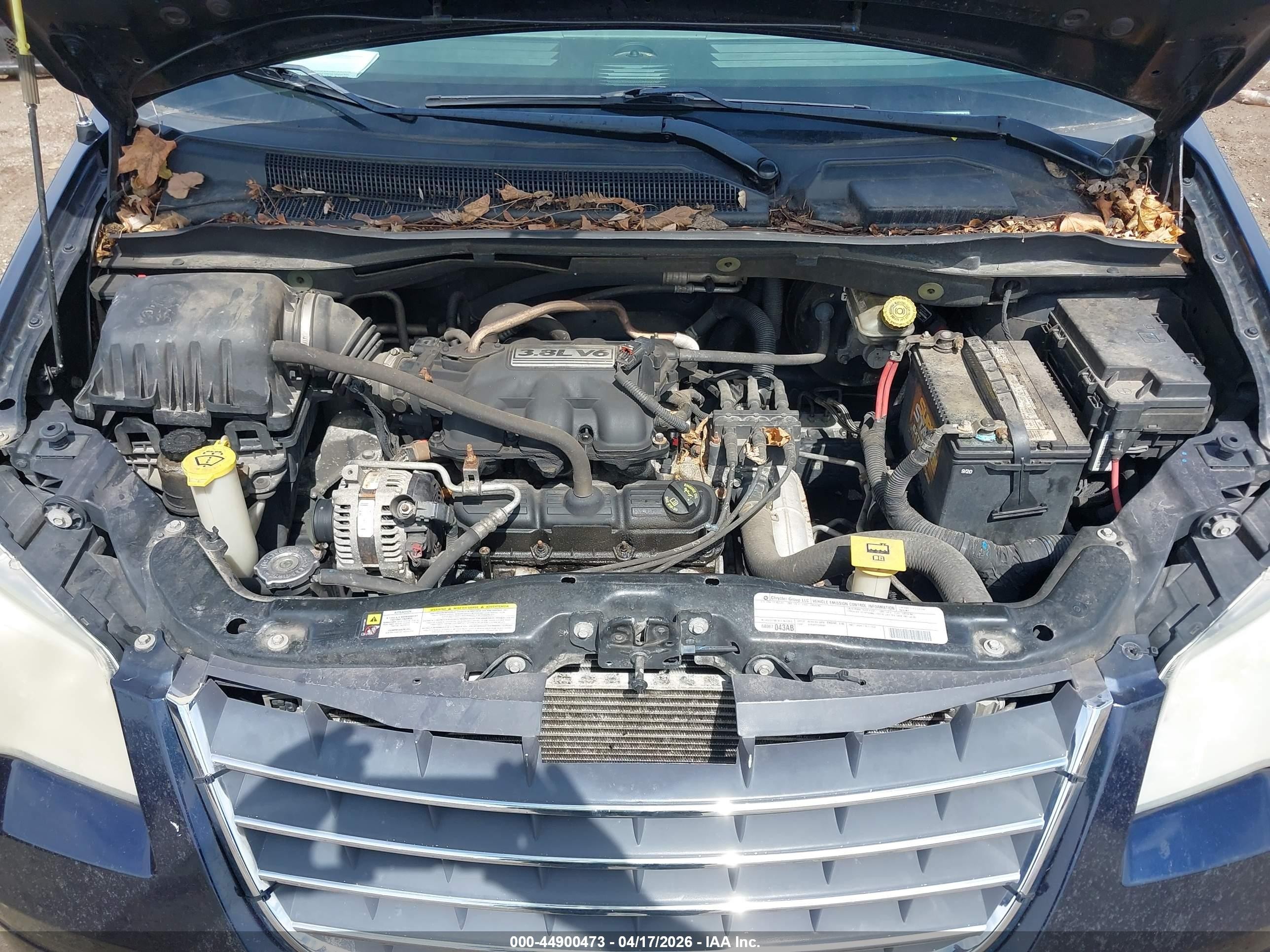 2010 Chrysler Town & Country Touring Blue vin: 2A4RR5D11AR493752