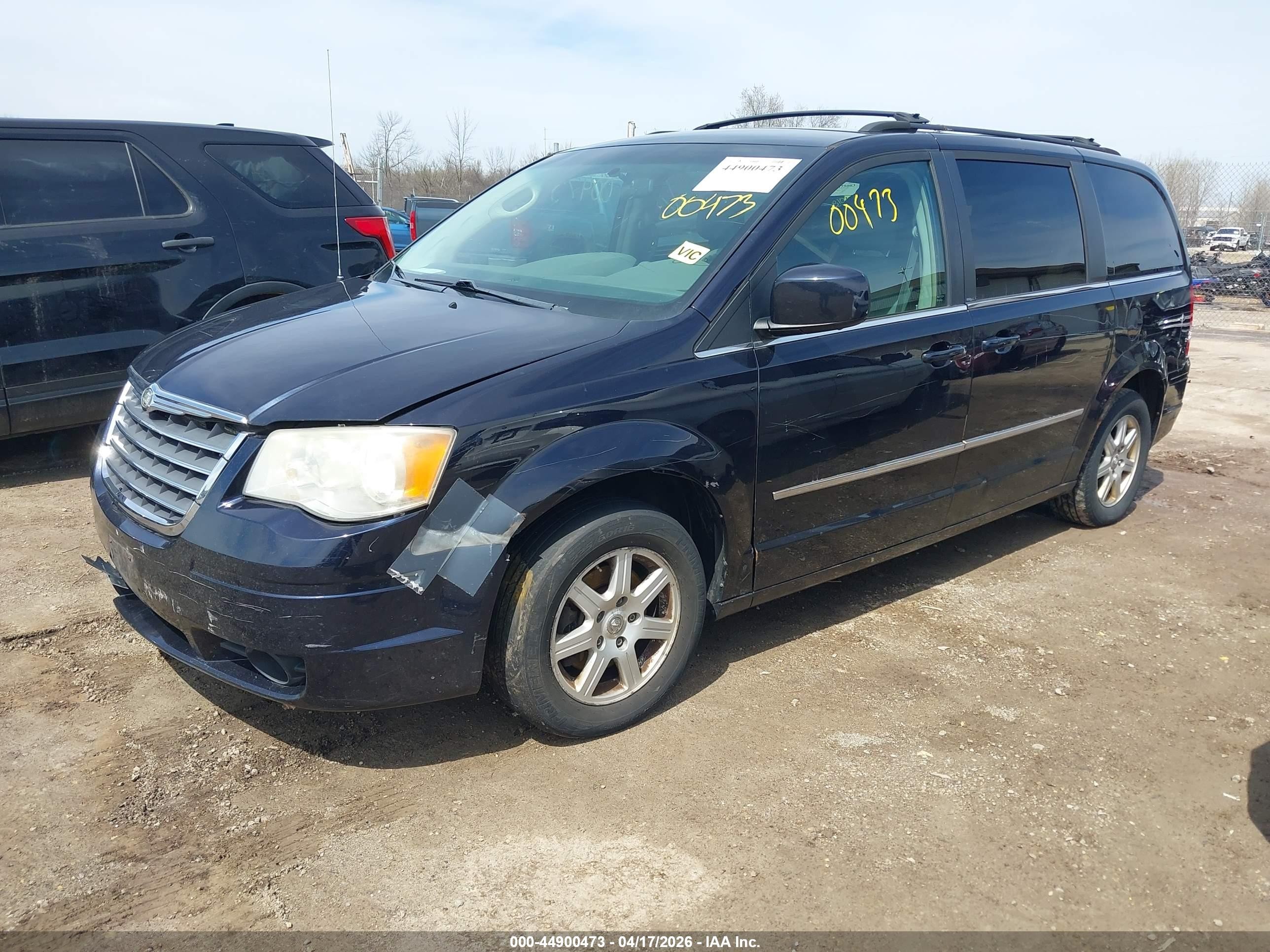 2010 Chrysler Town & Country Touring Blue vin: 2A4RR5D11AR493752