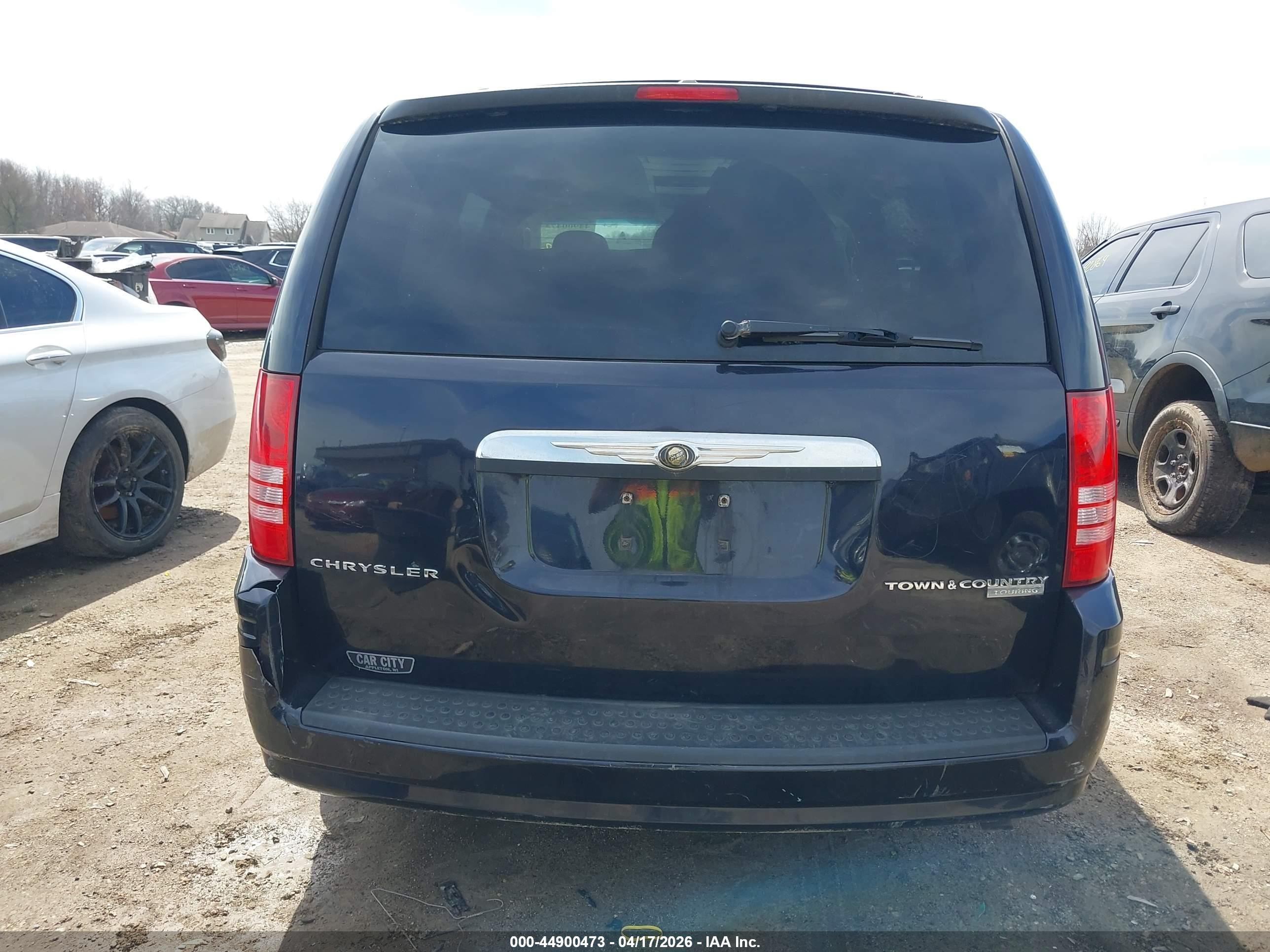 2010 Chrysler Town & Country Touring Blue vin: 2A4RR5D11AR493752