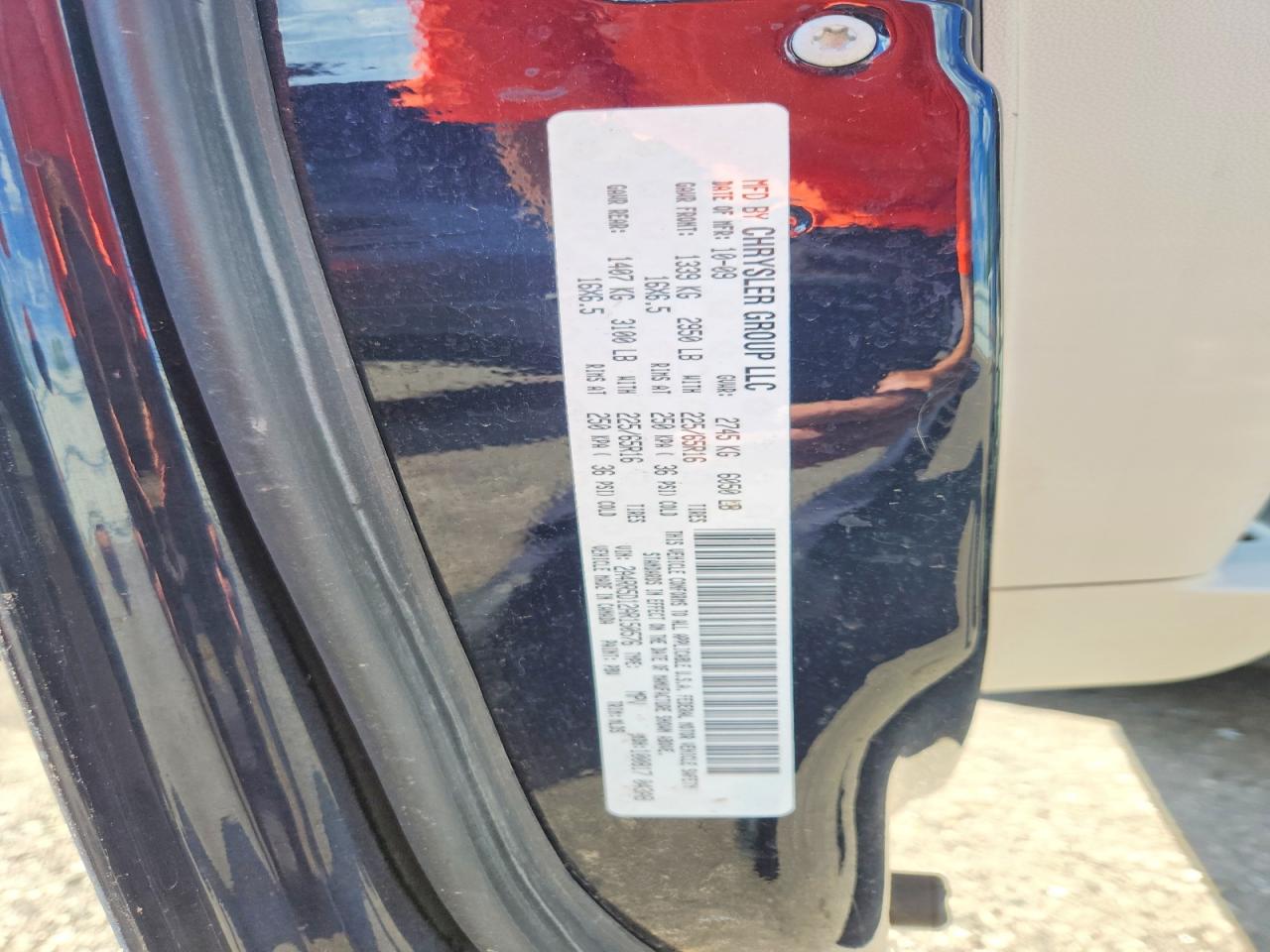 2010 Chrysler Town & Country Touring Blue vin: 2A4RR5D12AR150576